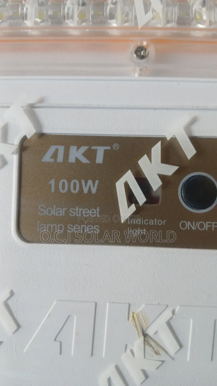 100watts Solar Street Lights Akt Product
