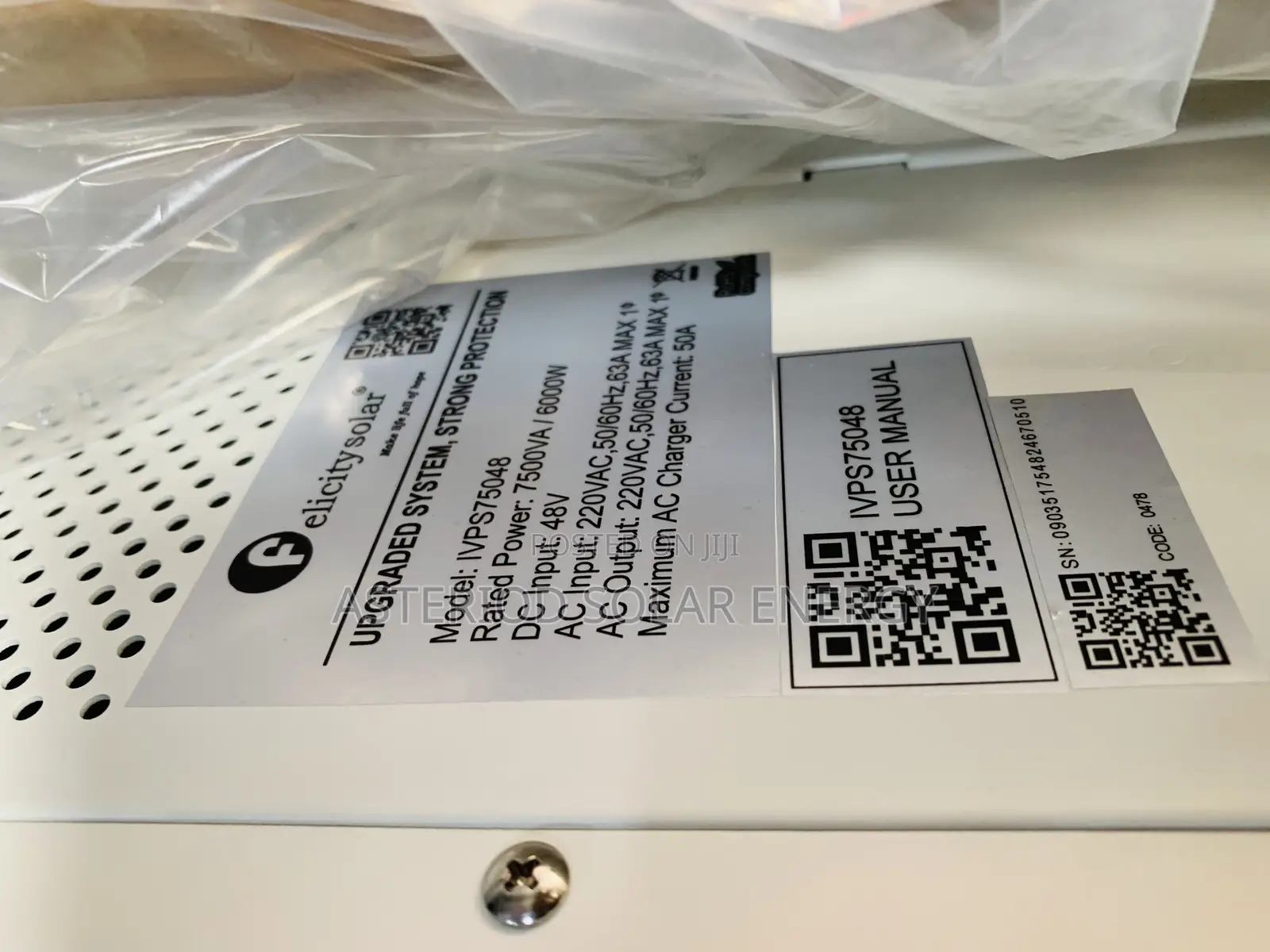 7.5kva 48v Felicity Ivps Solar Inverter