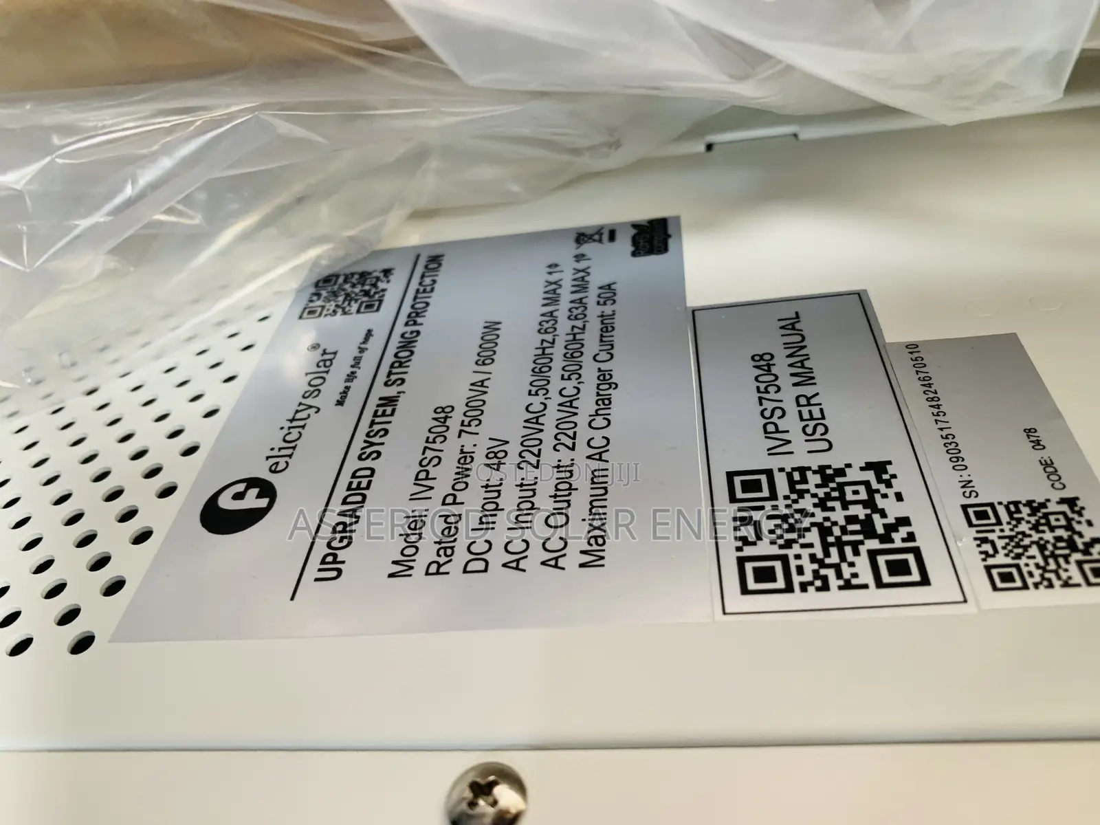 7.5kva 48v Felicity Ivps Solar Inverter