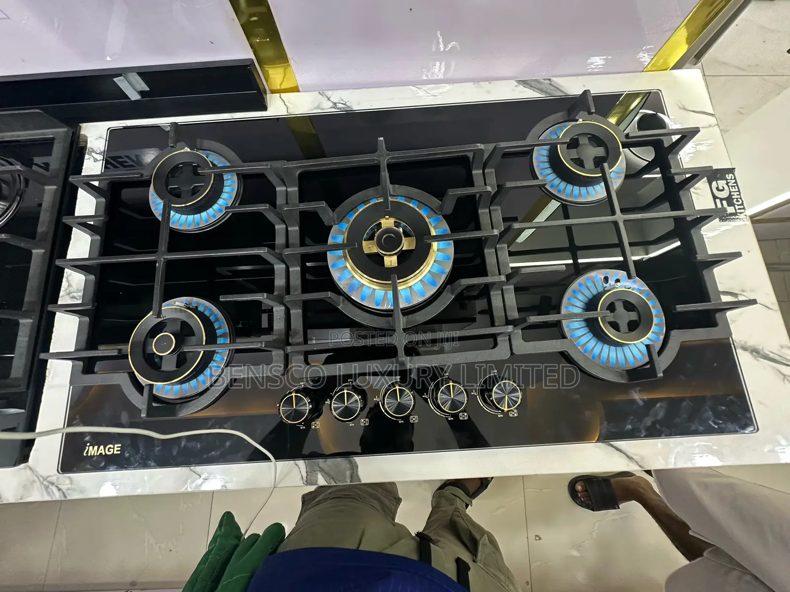 Luxury Kitchen 5 Burner Gas Cooker