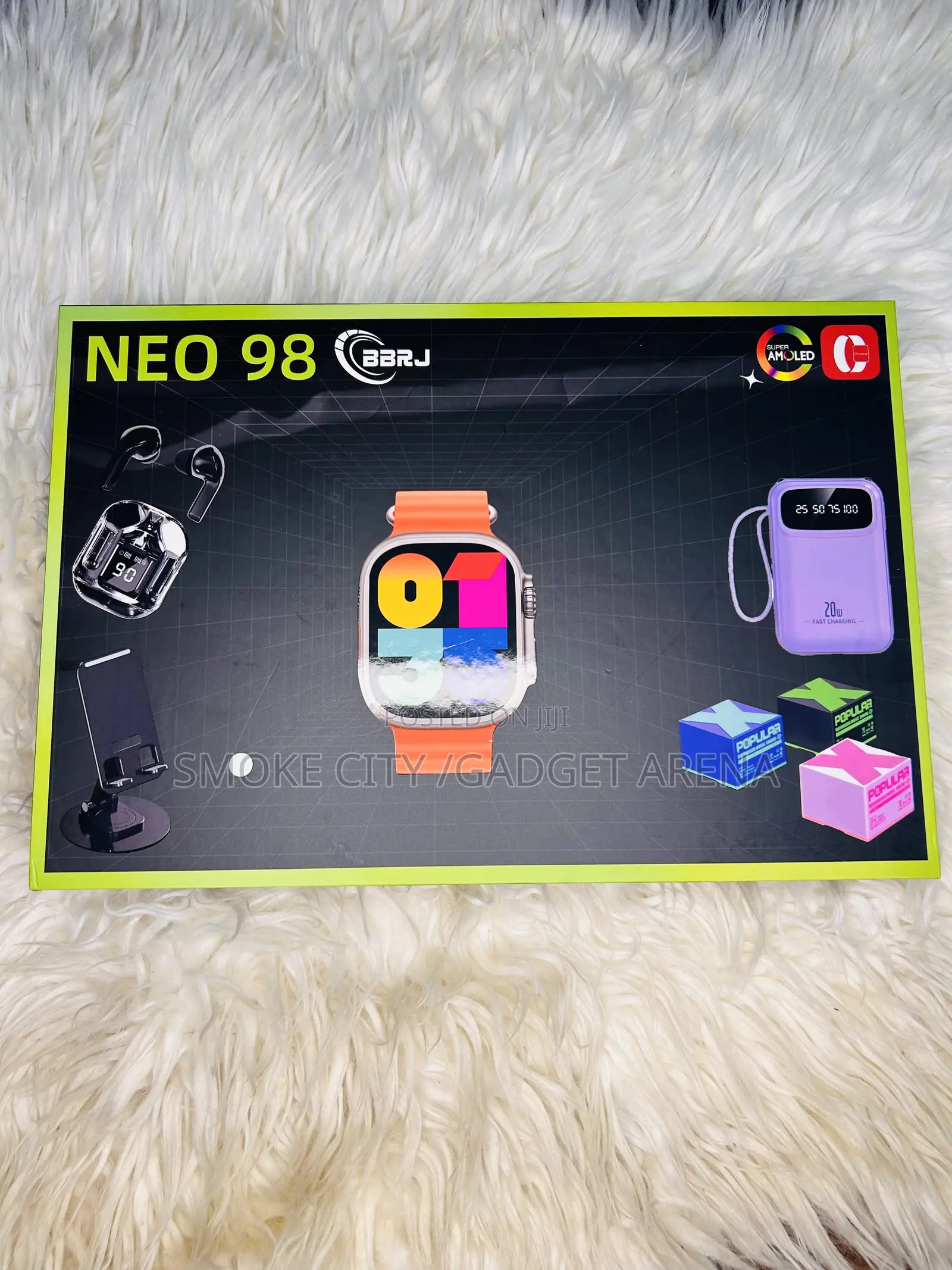 Complete Watch Set , Smart Watch,Power Bank,Speaker,Phone Stand,Airpod