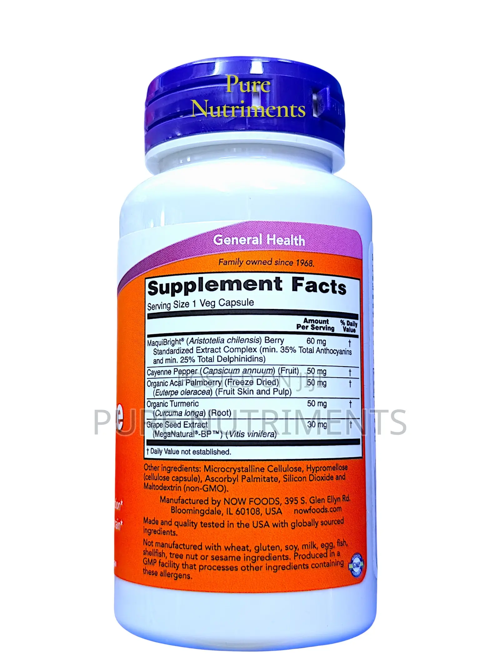 Now Eye Moisturize Capsules – Dry Eye Ocular Health- 60 Veg Capsules