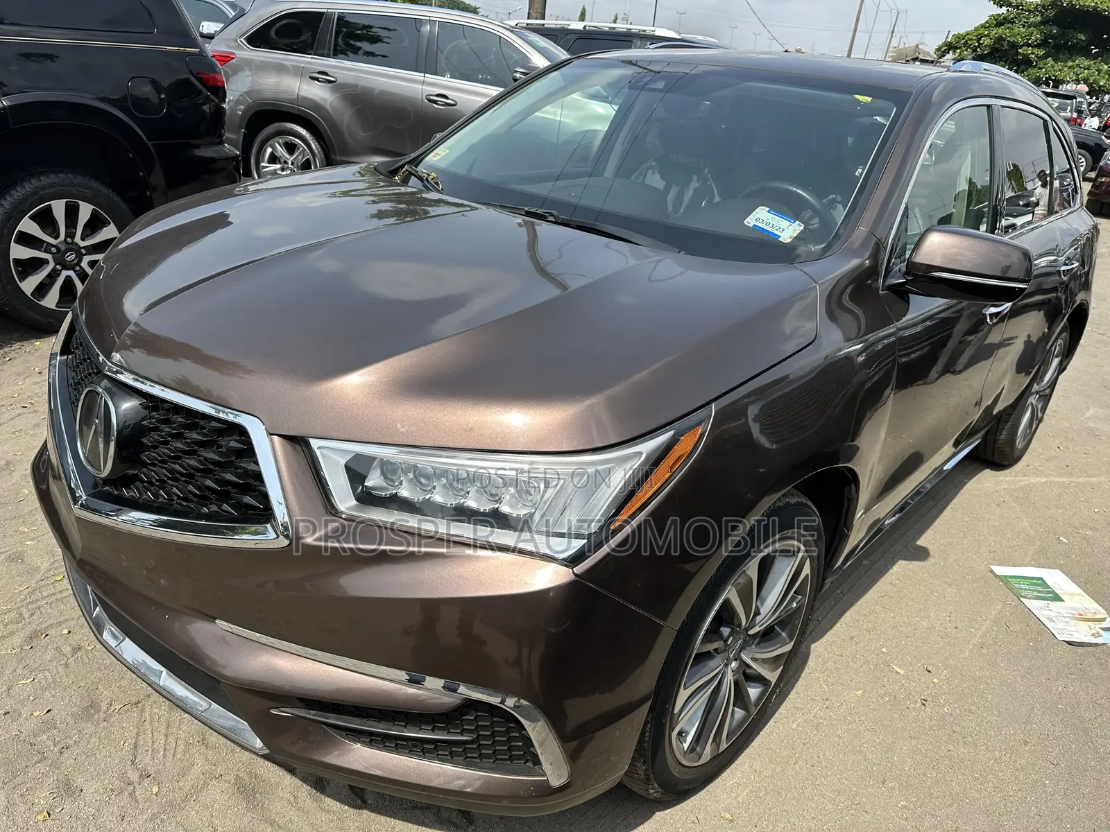 Acura MDX Tech & A-Spec Pkgs SH-AWD 2019 Brown