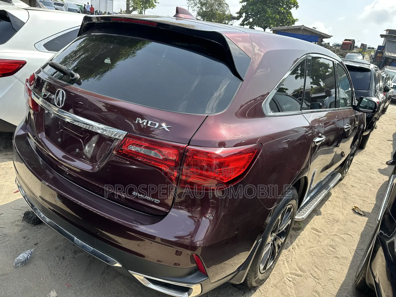 Acura MDX w/Advance Pkg SH-AWD 2018 Red