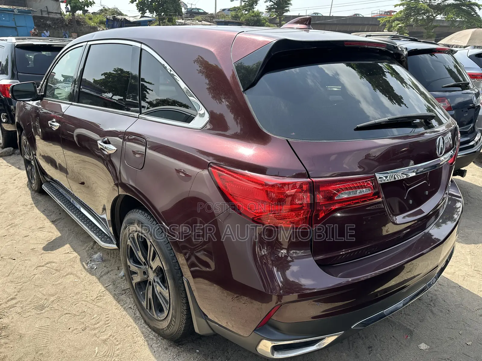 Acura MDX w/Advance Pkg SH-AWD 2018 Red