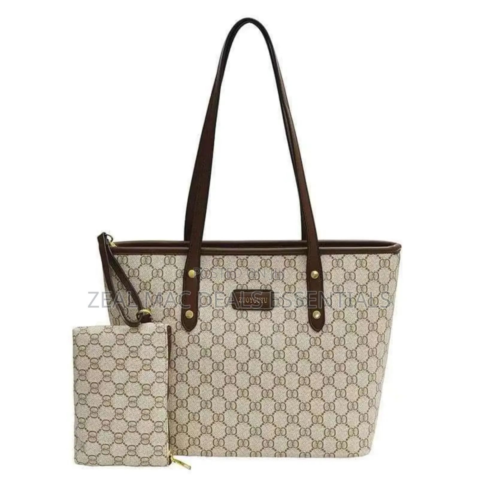 2in1 Ladies Leather Hand Bag
