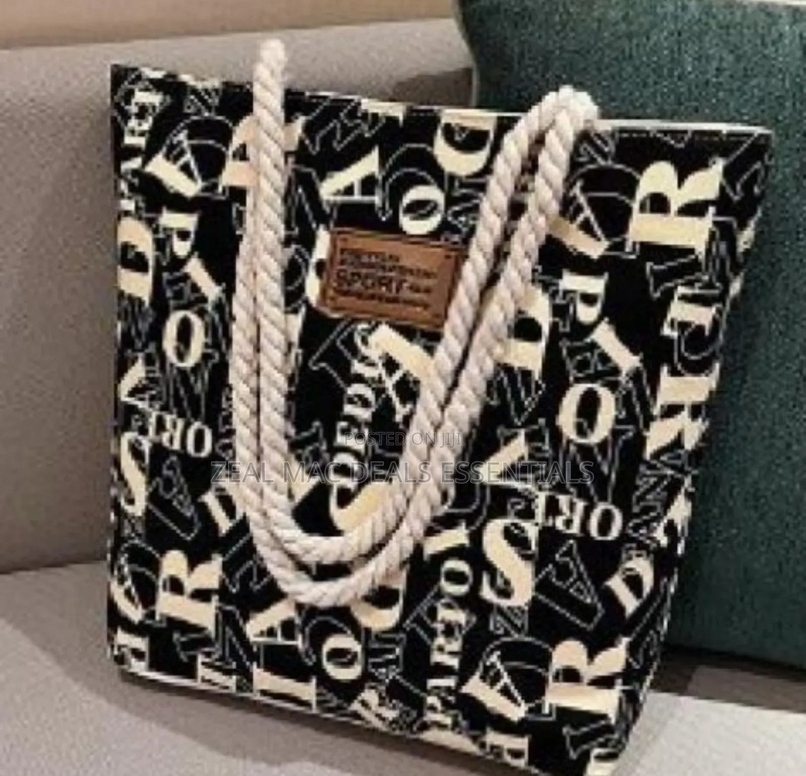 Women's Canvas Shoulder Shopping Bag