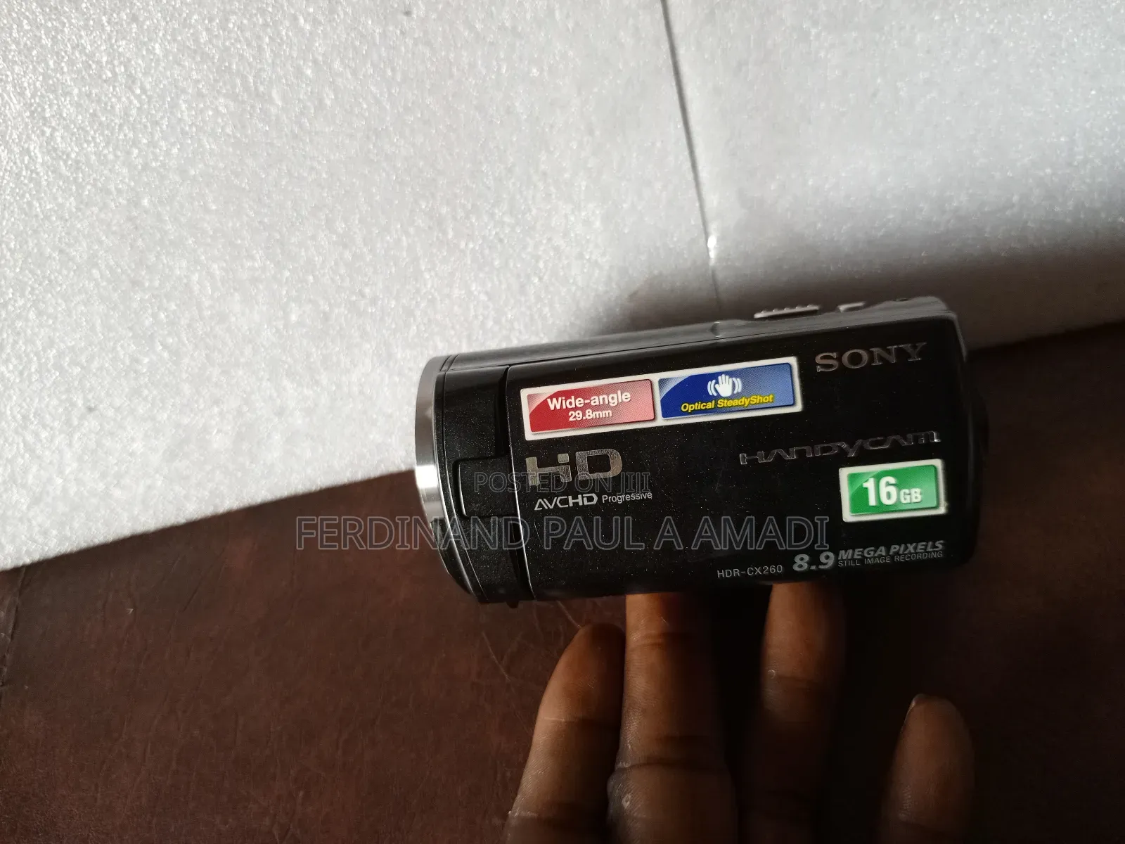 Sony Full Hd Video and Photo Camera With 16gb Internal Memory Mic P