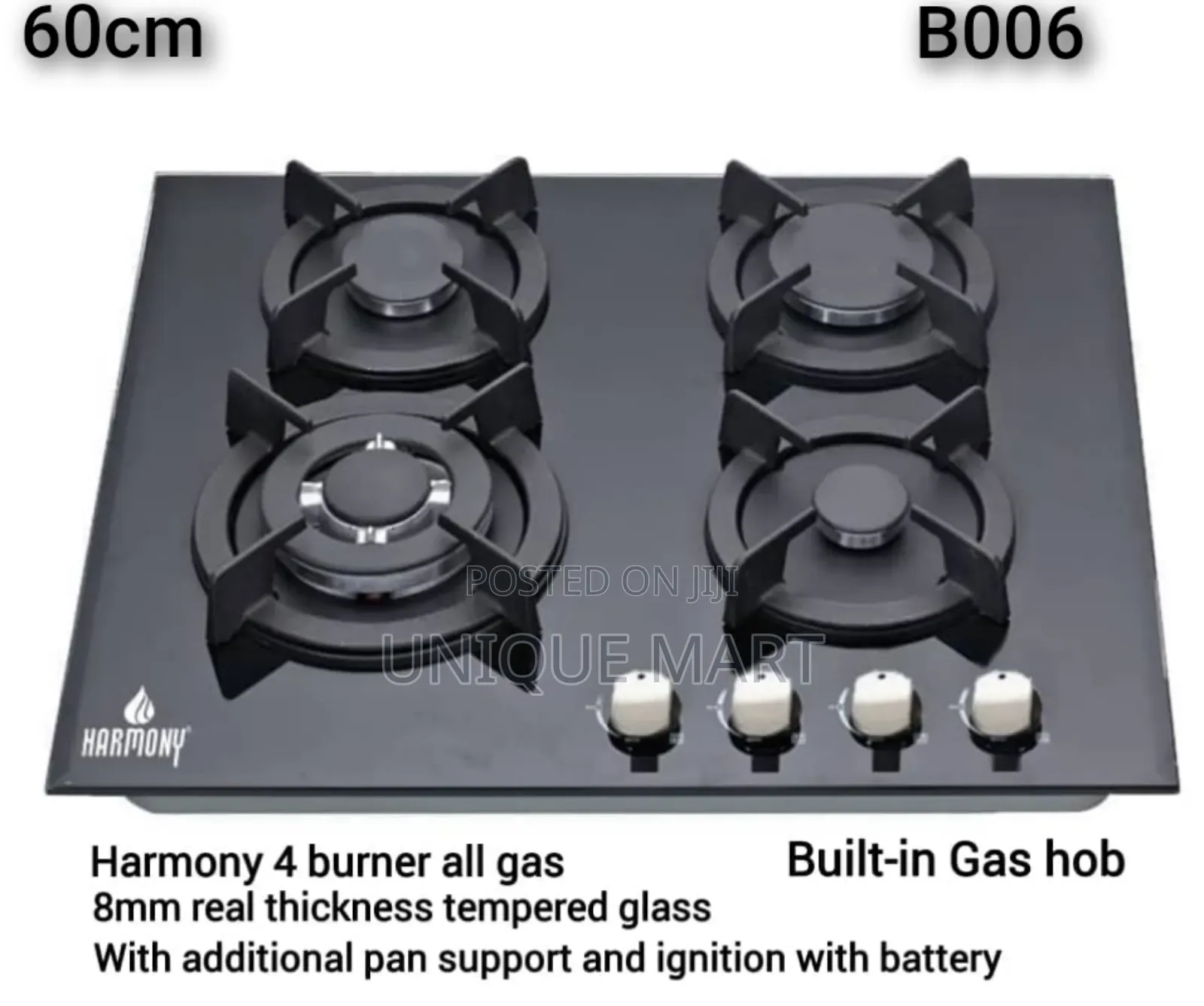 4 Kitchen Top Gas Burner. Brand: Harmony