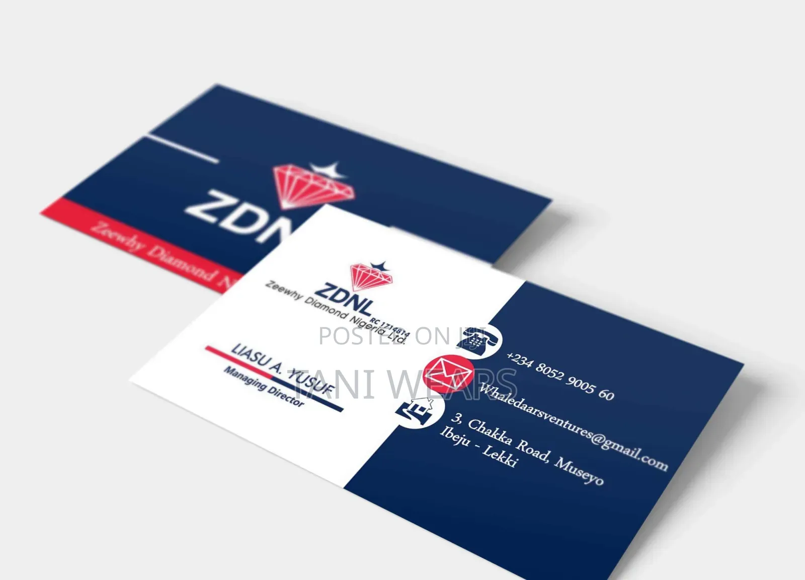 100 Pieces of Complimentary Card