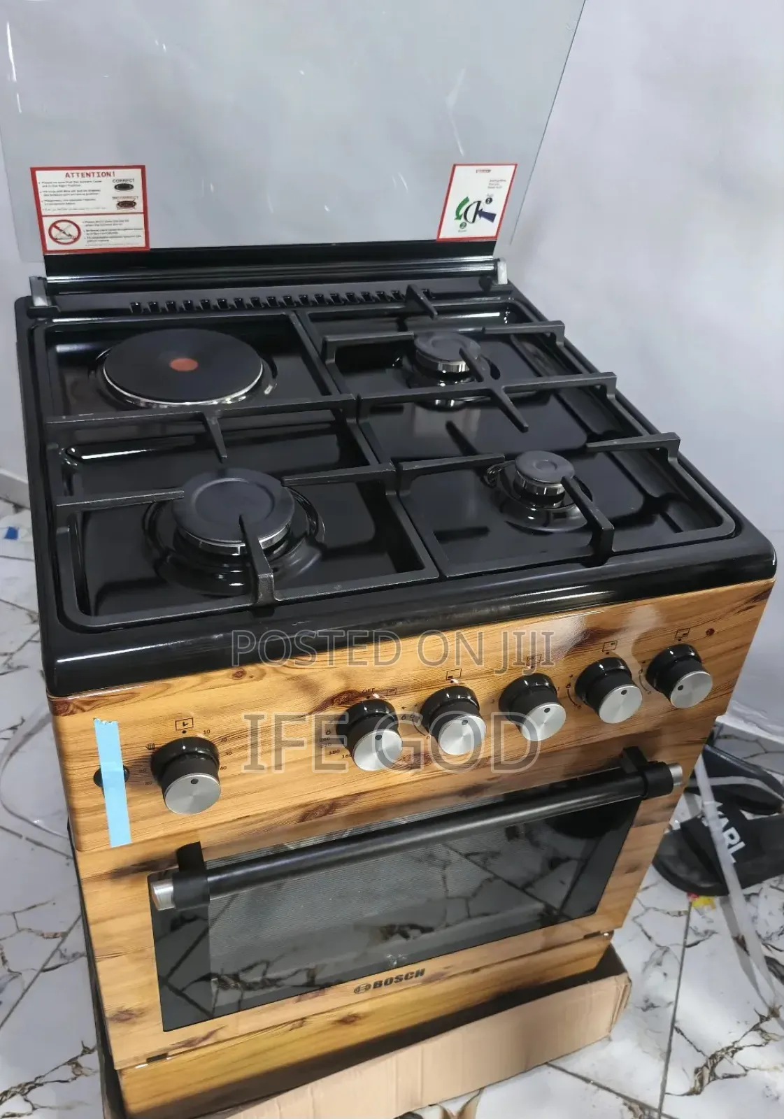 Original Bosch 6 Control Knobs Standing Wood Gas Electric Cooker Etc