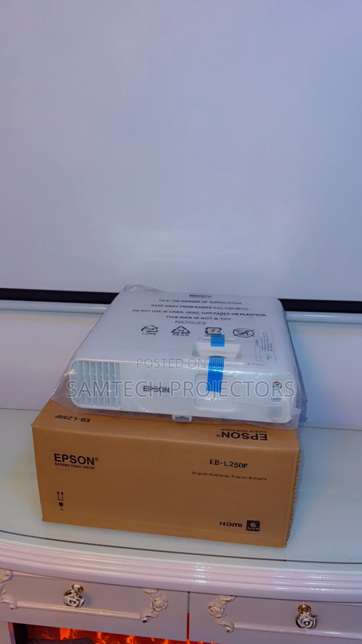 Brand New Epson Laser Projector, With Inbuilt  Wireless  Full Hd 1080p