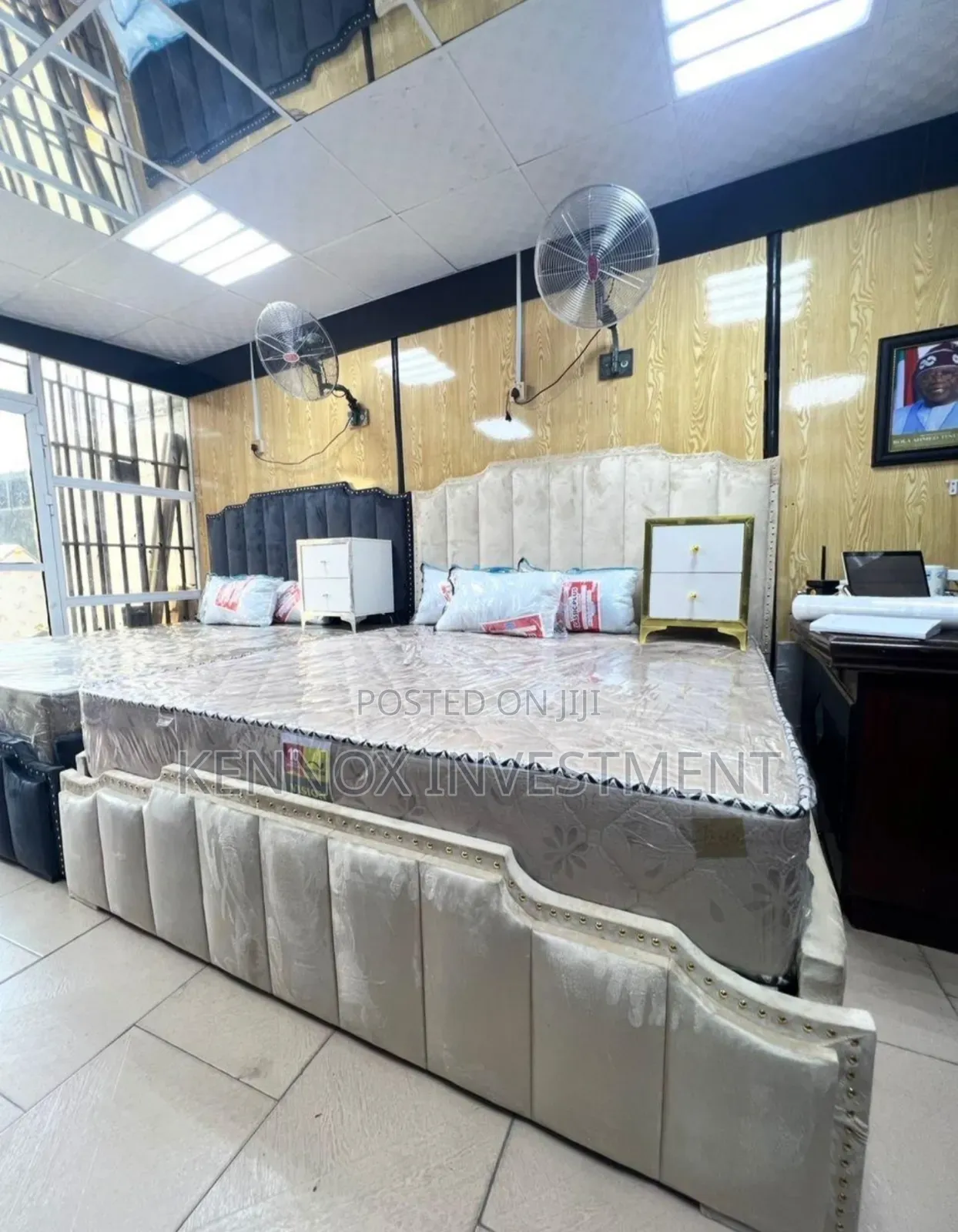 4 and Half by 6 Bedframe With 1 Bedside Drawer