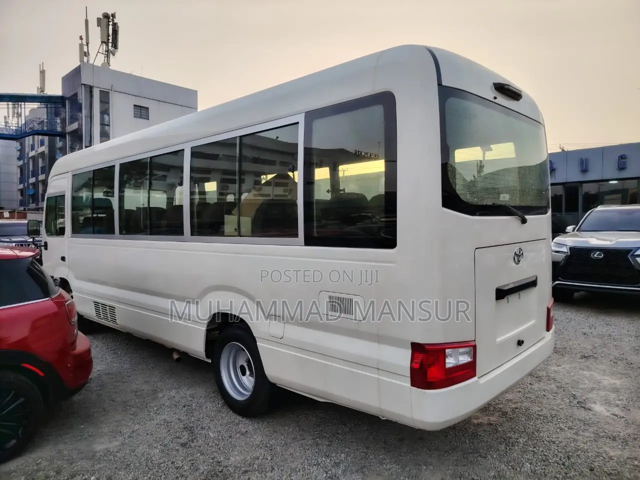 New Toyota Coaster 2025 White