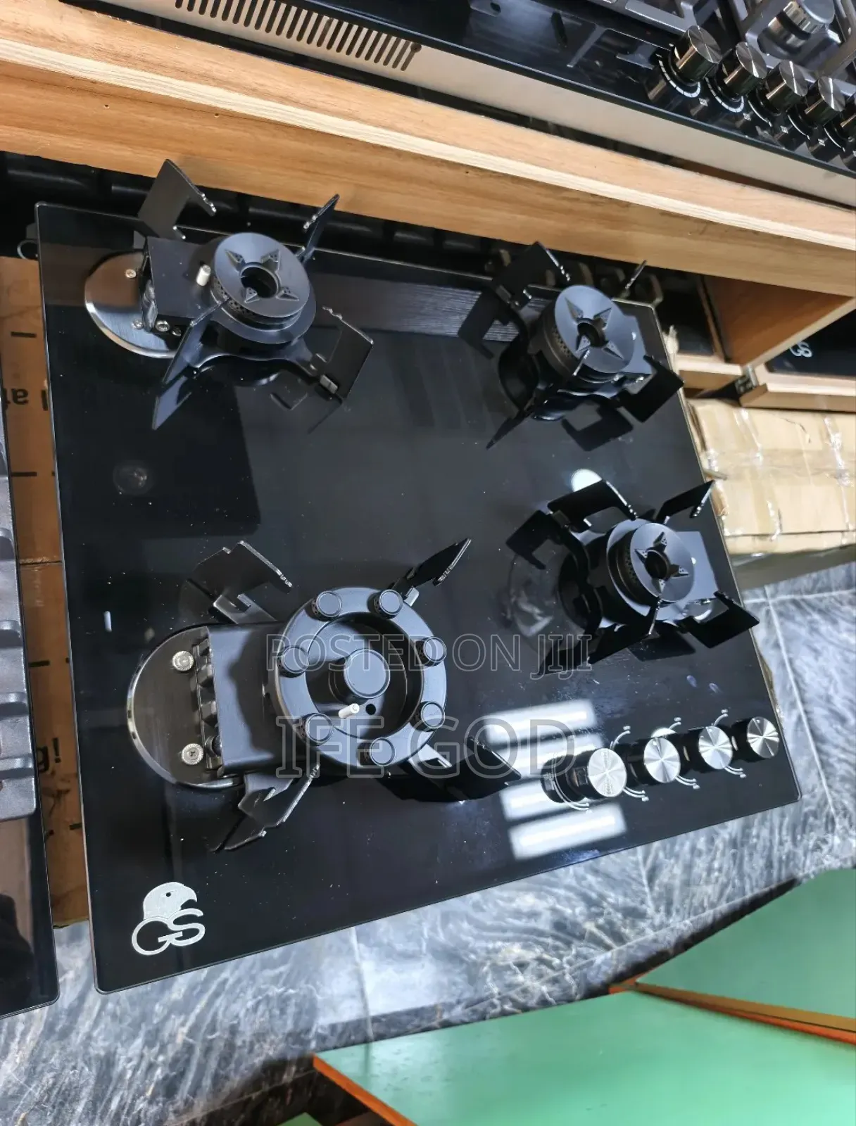 Original Gs Turkey Design Built-in 4 Burners Flips Up Gas Cooker Hob