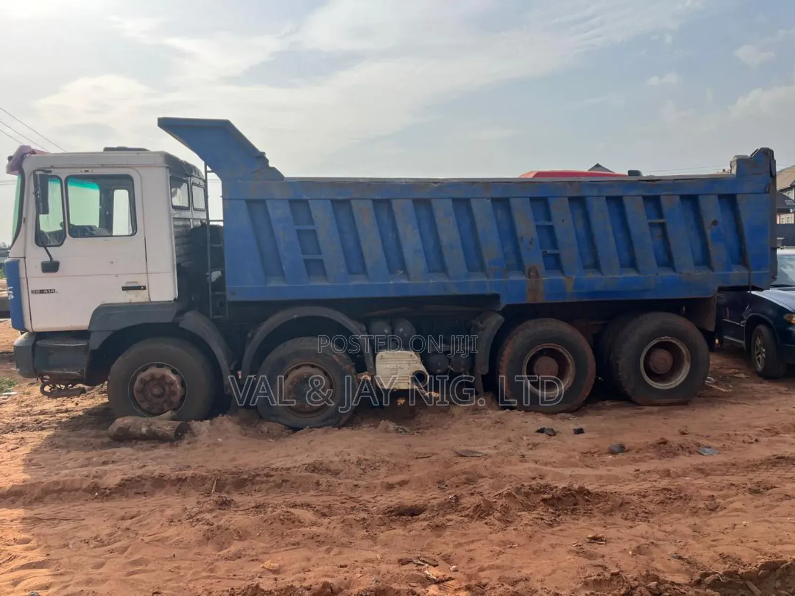 Man Diesel 12 Tyres Tipper Truck 1991 White