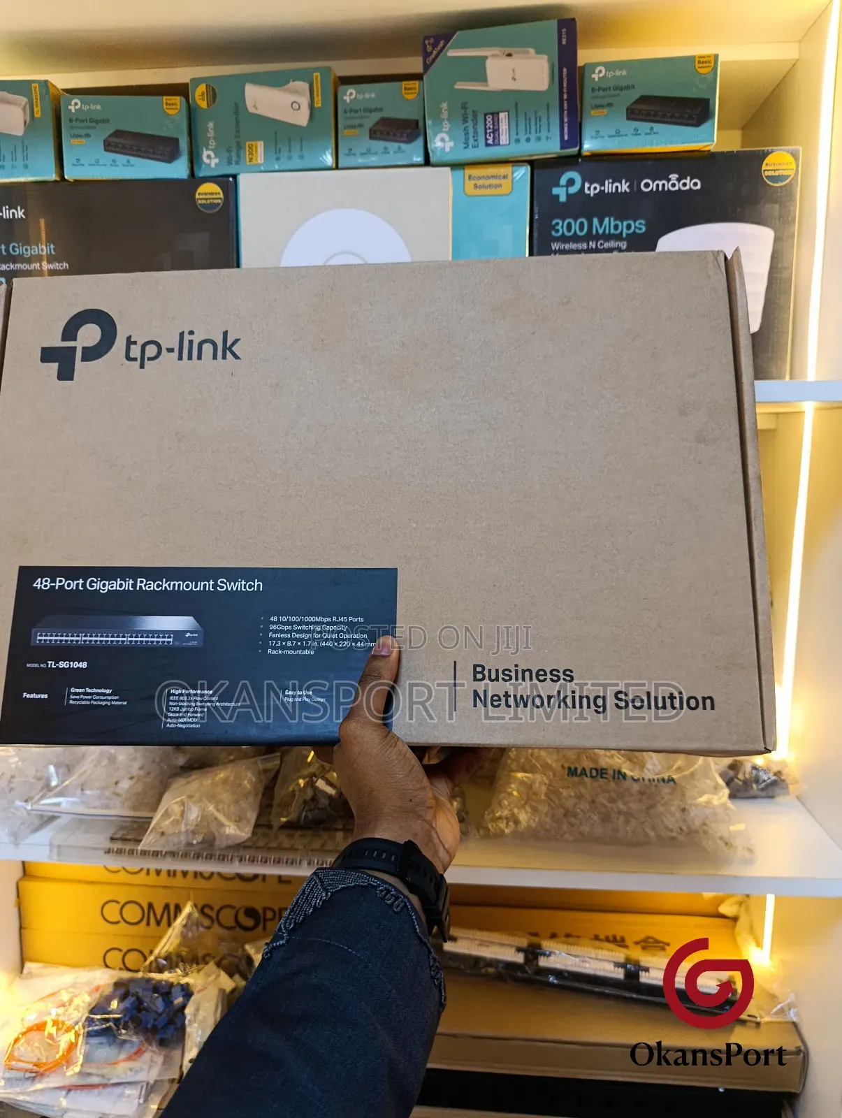 Tp-Link 48-Port Gigabit Ethernet Switch Tl-Sg1048 Network Switch