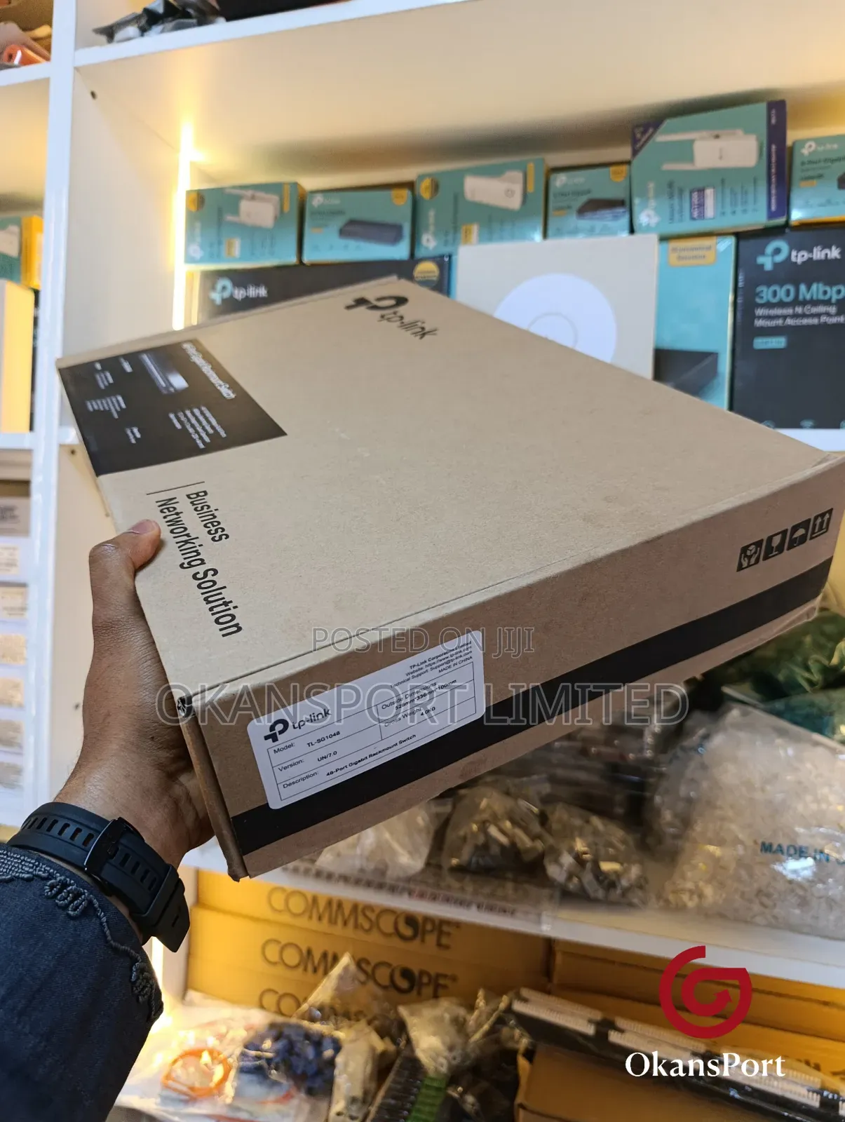 Tp-Link 48-Port Gigabit Ethernet Switch Tl-Sg1048 Network Switch