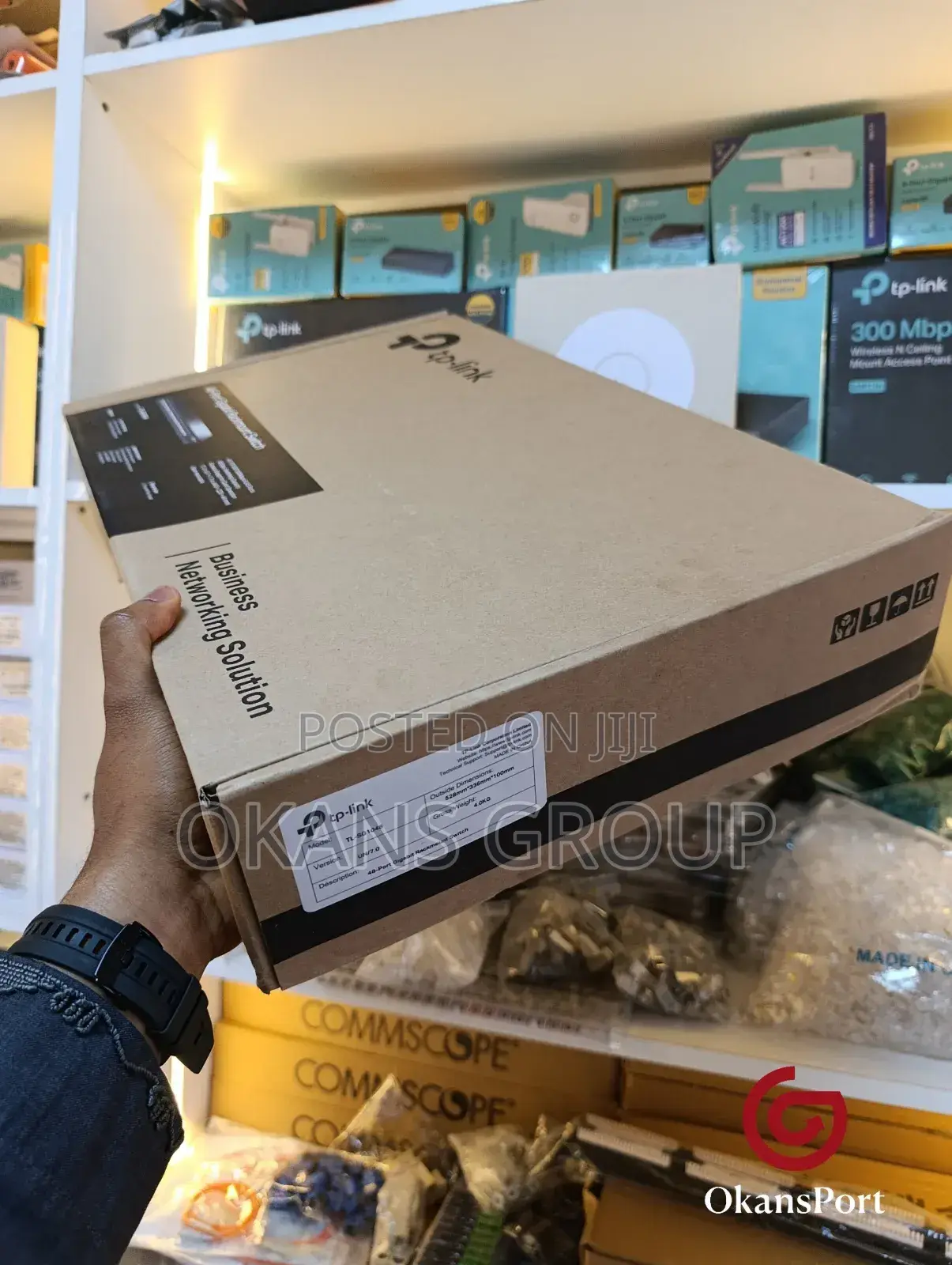 Tp-Link 48-Port Gigabit Ethernet Switch Tl-Sg1048 Network Switch