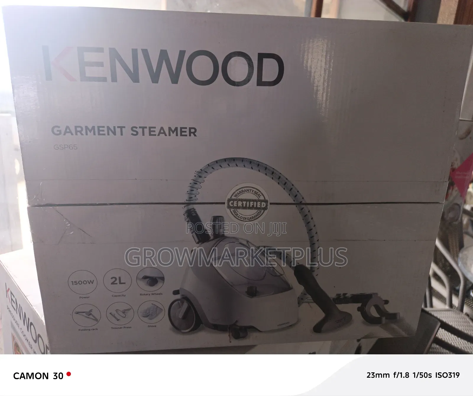 Kenwood Garment Steamer- Gsp65