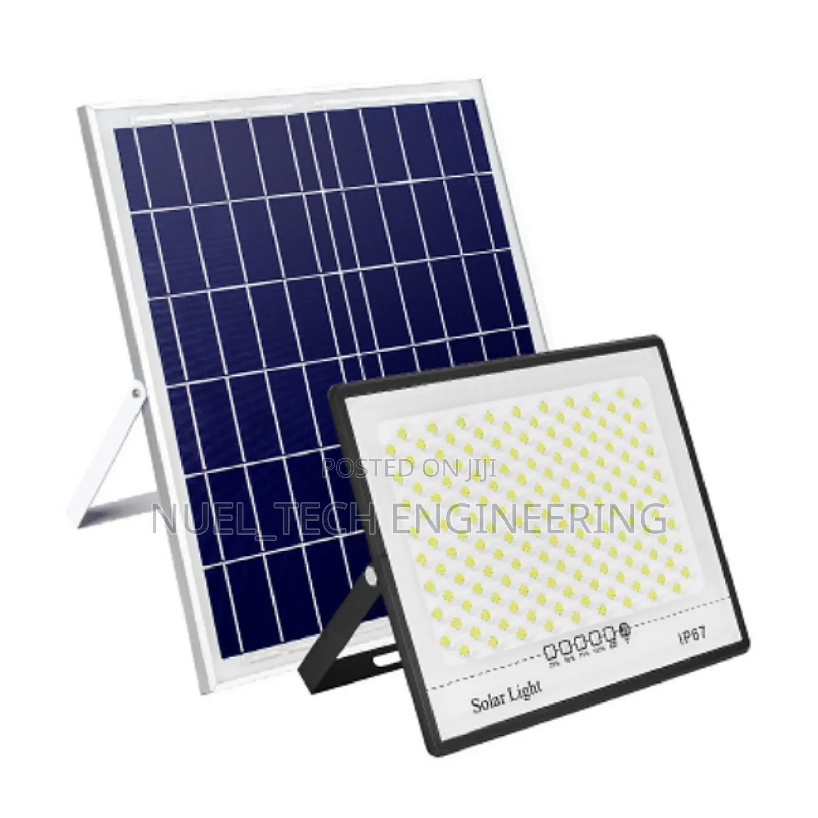 500w Solar Floodlight With Panel