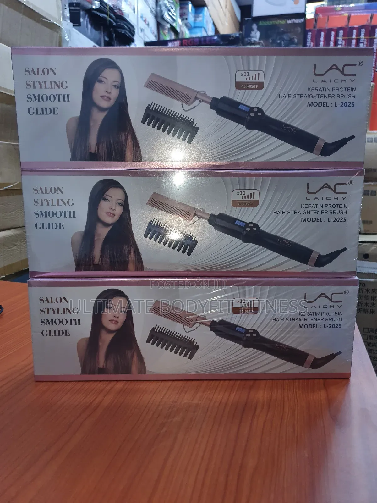 Brand New Lac L-2025 Hair Straightener Brush