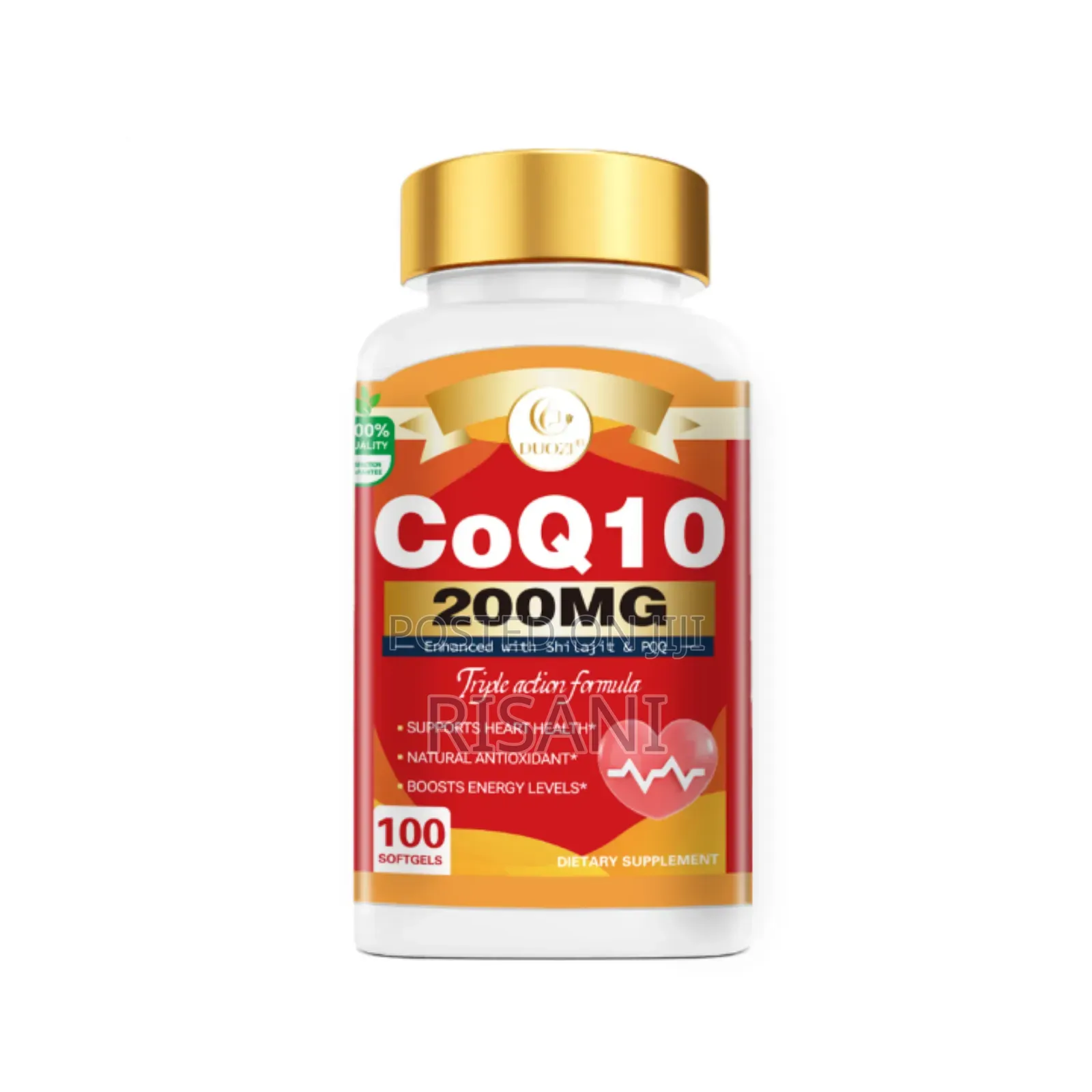 Coq10 200mg by 100 Soft Gels