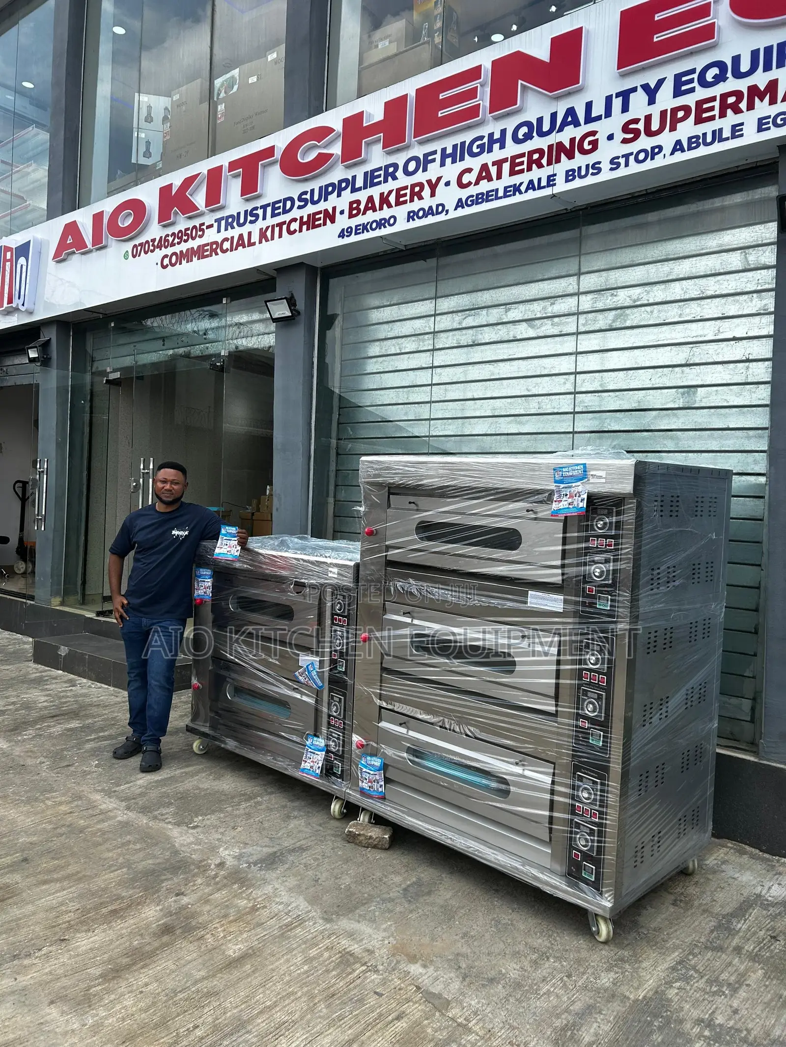 Gas Deck Oven 3 Deck 9 Tray
