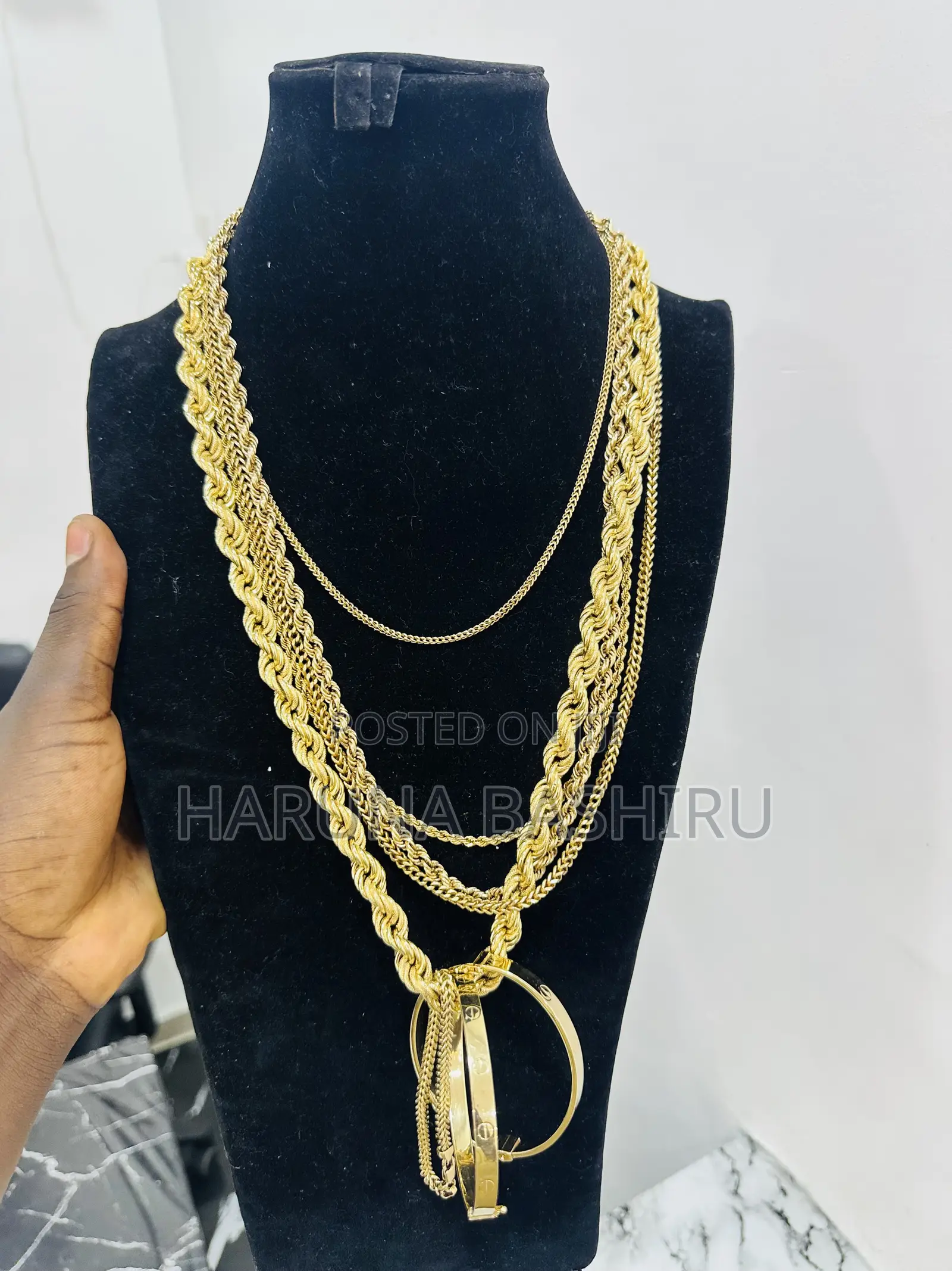 18 Karat Twisted Chain Per Gram