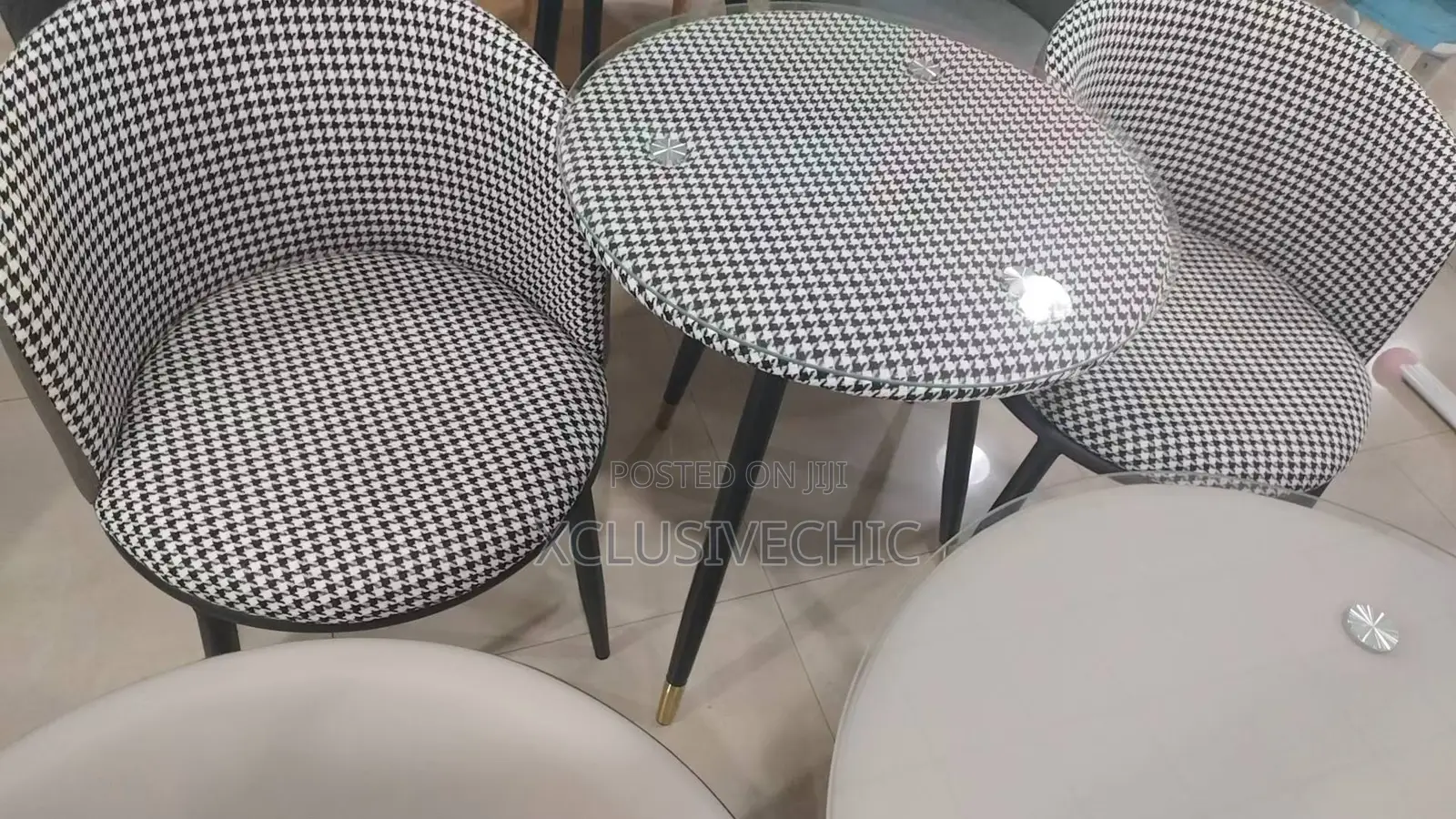 Simple 3pcs Set Table Chairs Celebrity Home Balcony Tea Table