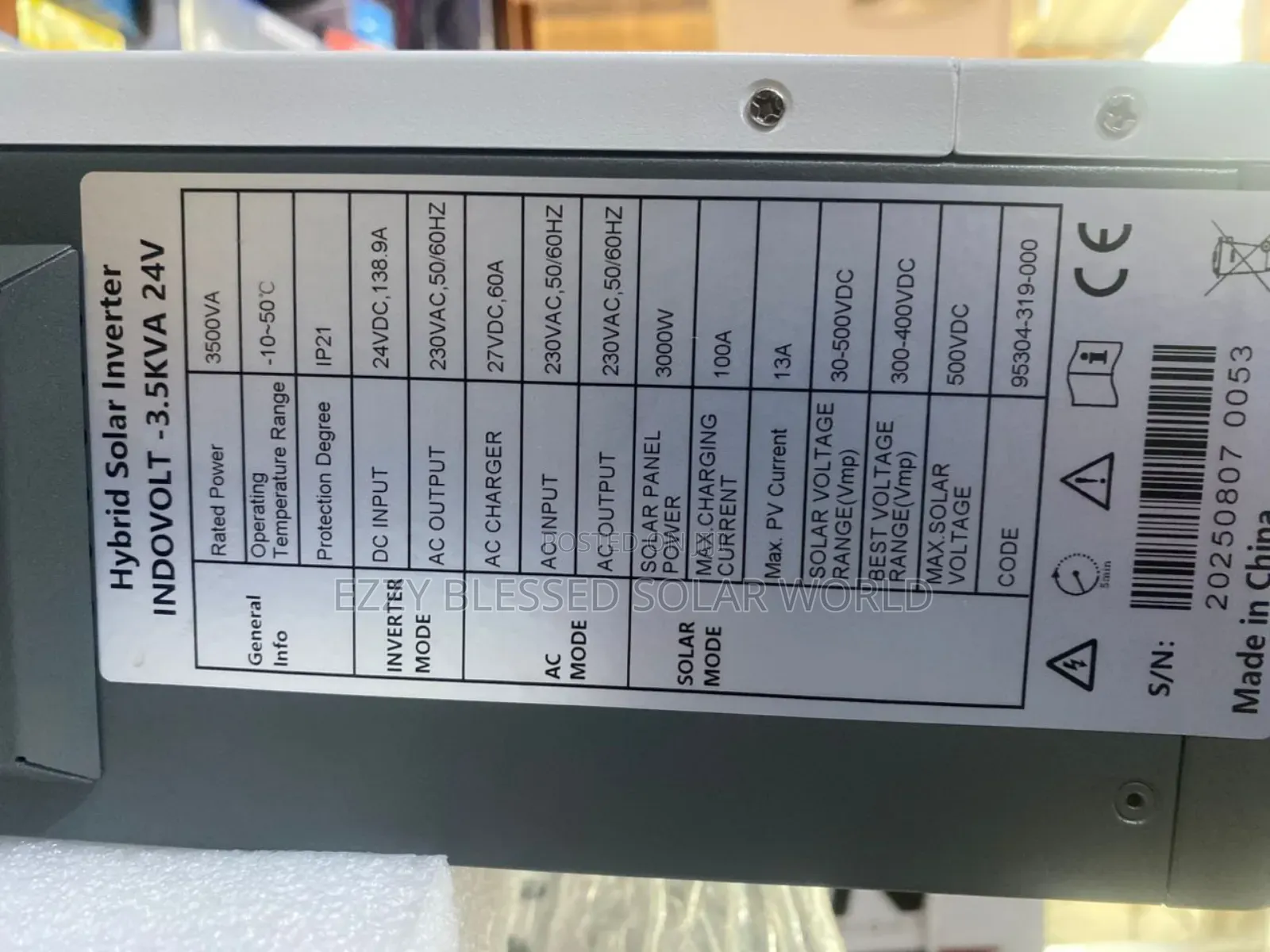 3.5kva 24v Hybrid Inverter