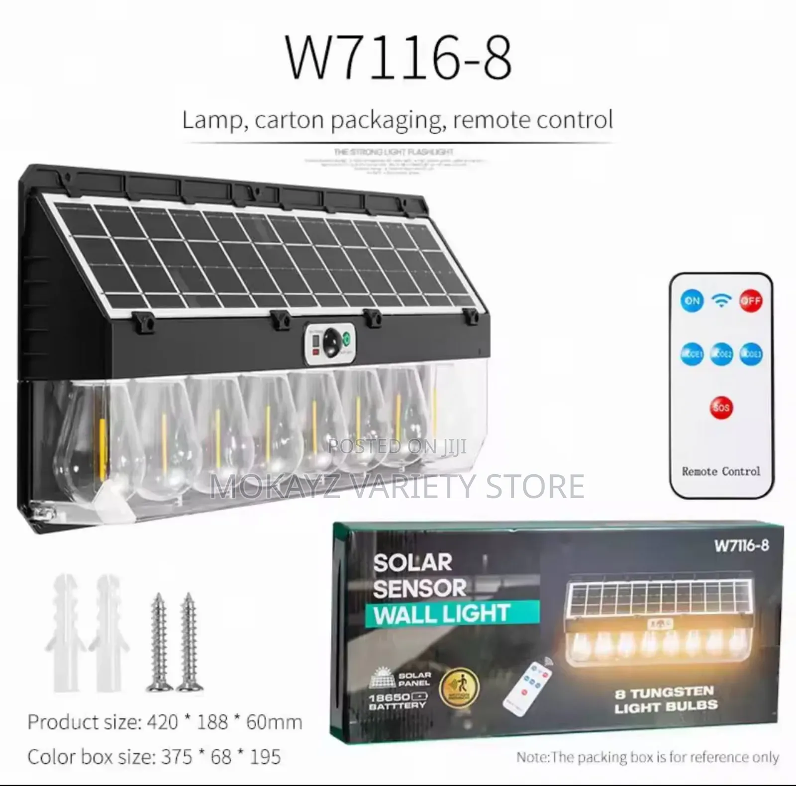 High Tech Solar Induction Wall Bulb Lamp for Home/Balcony (8)Bulb