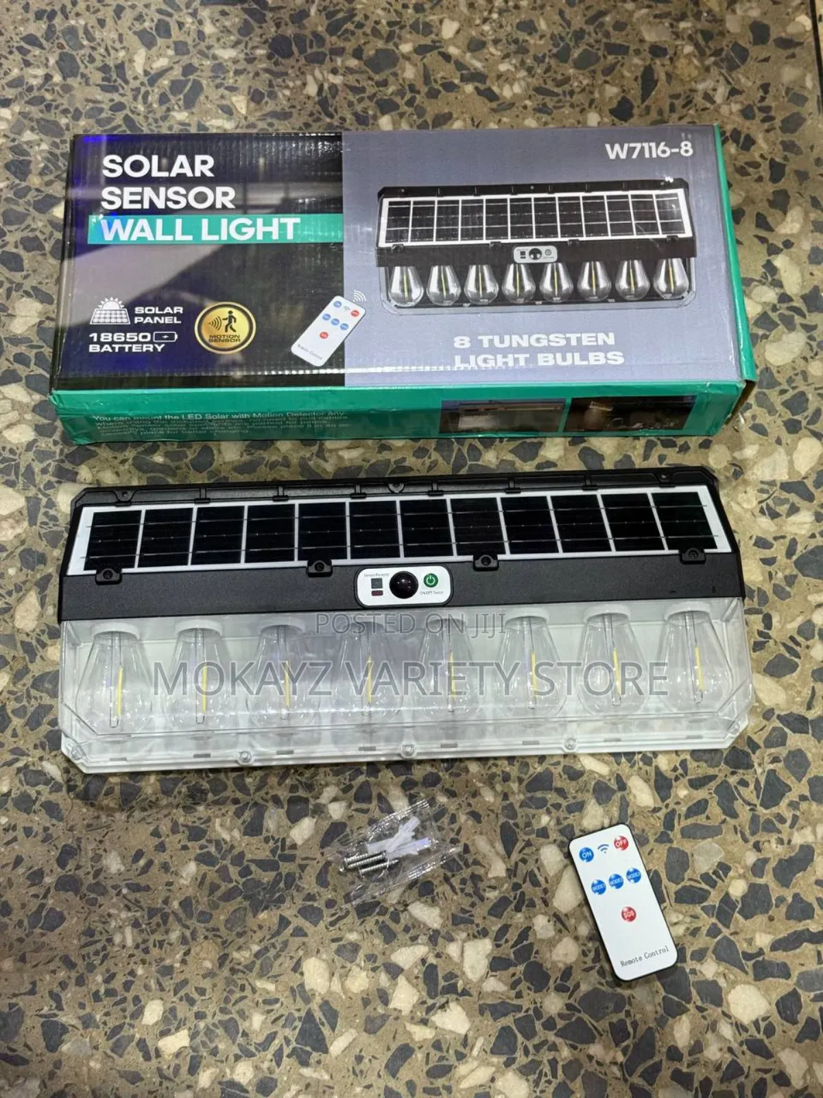 High Tech Solar Induction Wall Bulb Lamp for Home/Balcony (8)Bulb