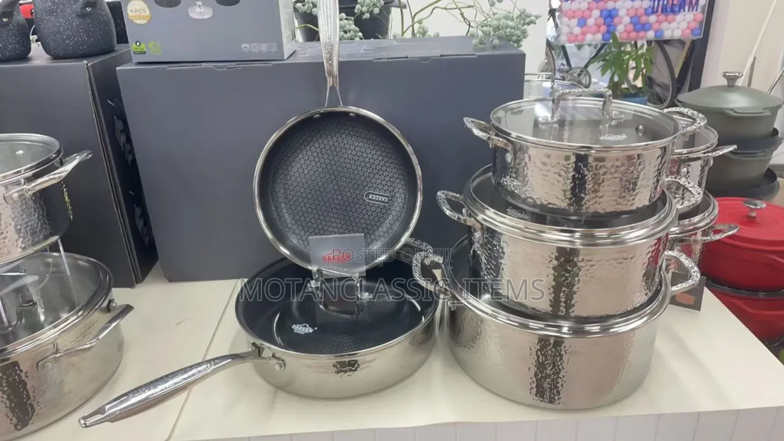 Stainless Steel Pot Set (Quality Uakeen Brand)