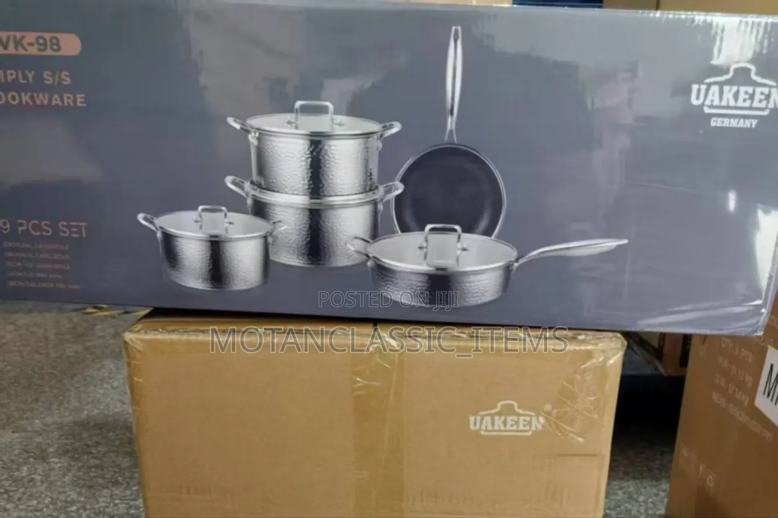 Stainless Steel Pot Set (Quality Uakeen Brand)