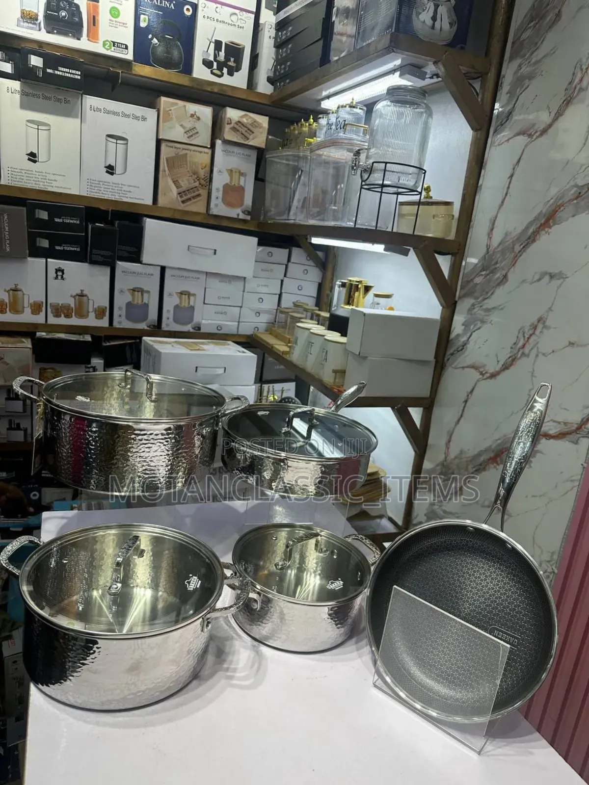 Stainless Steel Pot Set (Quality Uakeen Brand)
