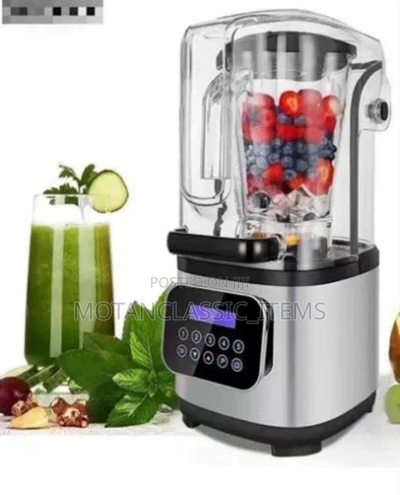 Sokany Soundproof Commercial Blender (2ltrs Quality Blender)