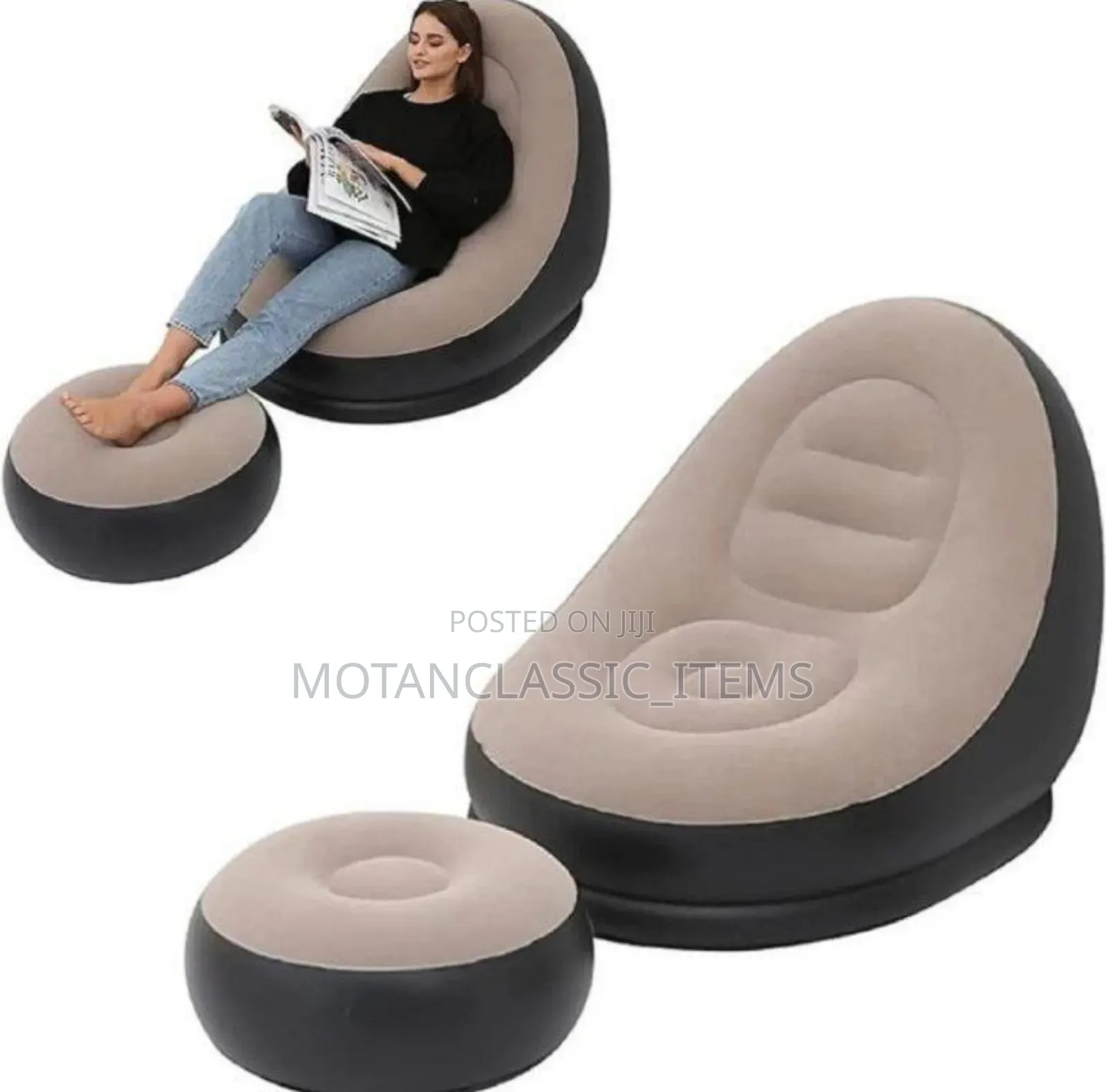 Inflatable Sofa Chair With Electric Pump