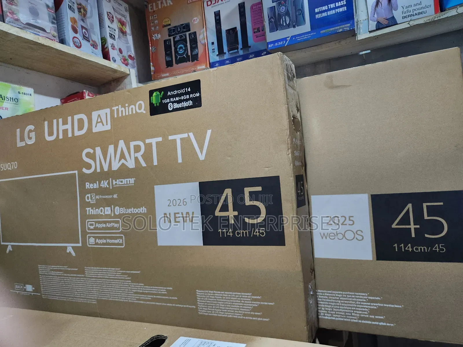Lg 45inches Smart Frameless