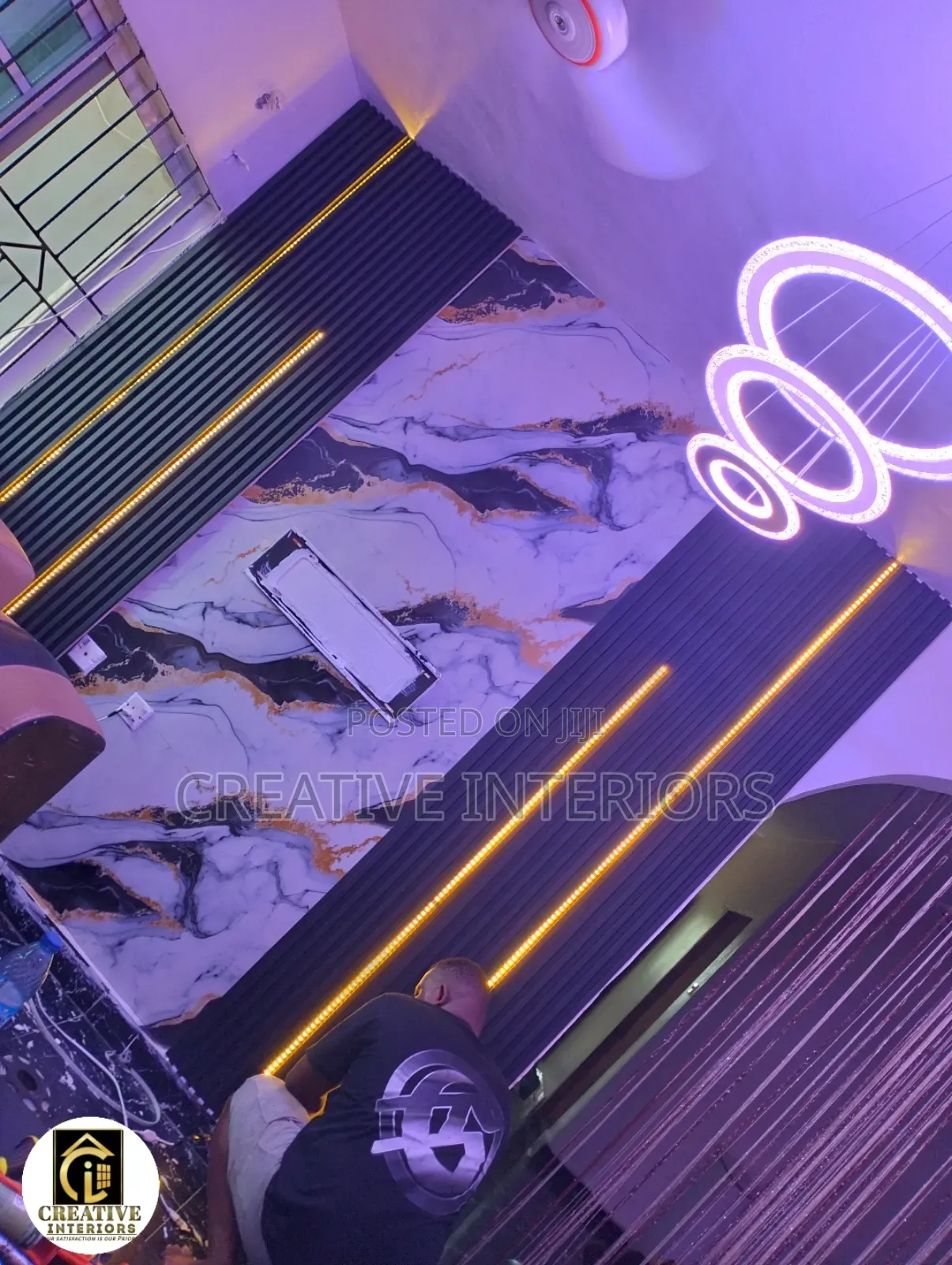 WPC Flut€D Panel Marble Sheet