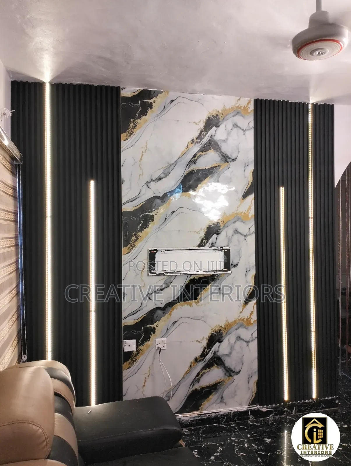 WPC Flut€D Panel Marble Sheet