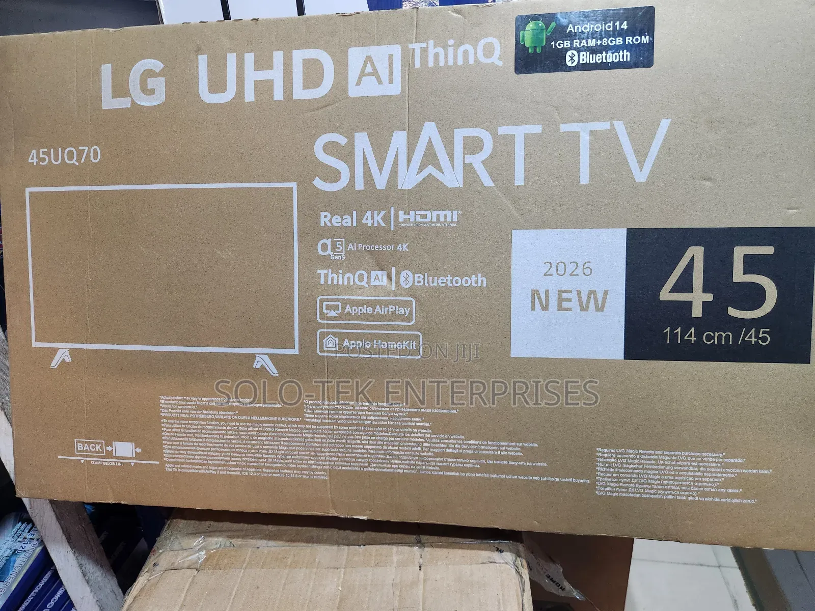 Lg 45inches Smart Frameless