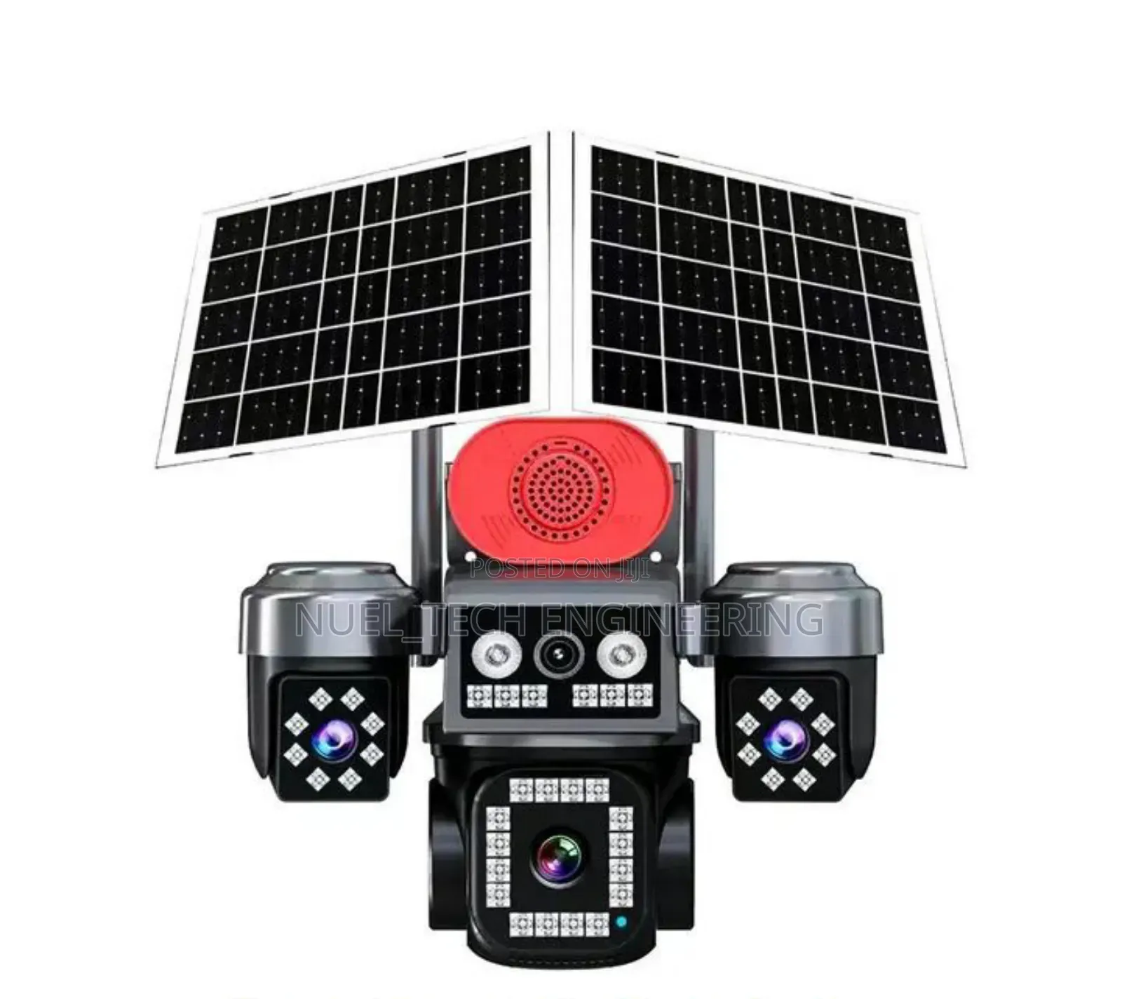 4-Lens 8mp 4g Solar Security Camera