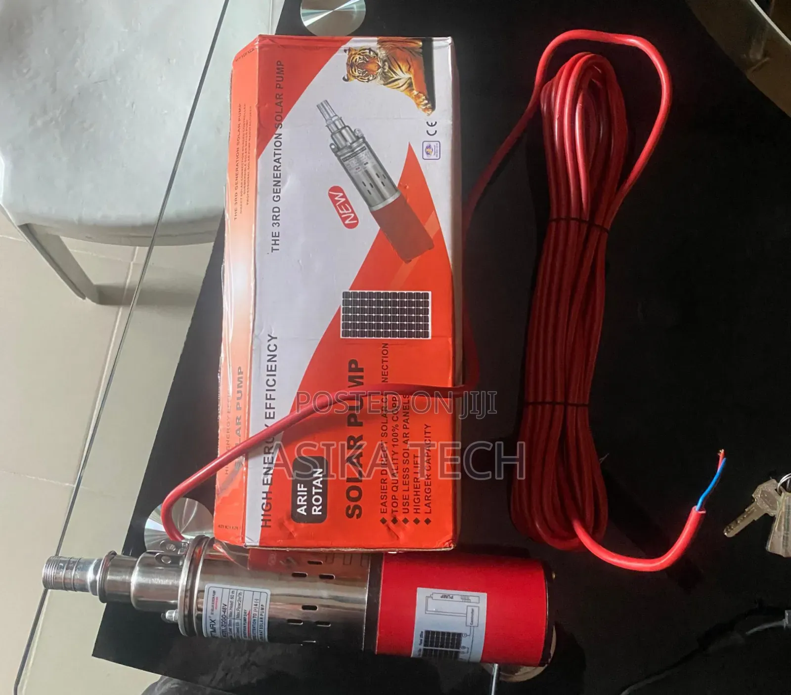 0.5hp Solar Water Pump + 550w Panel - 60m High-Lift System