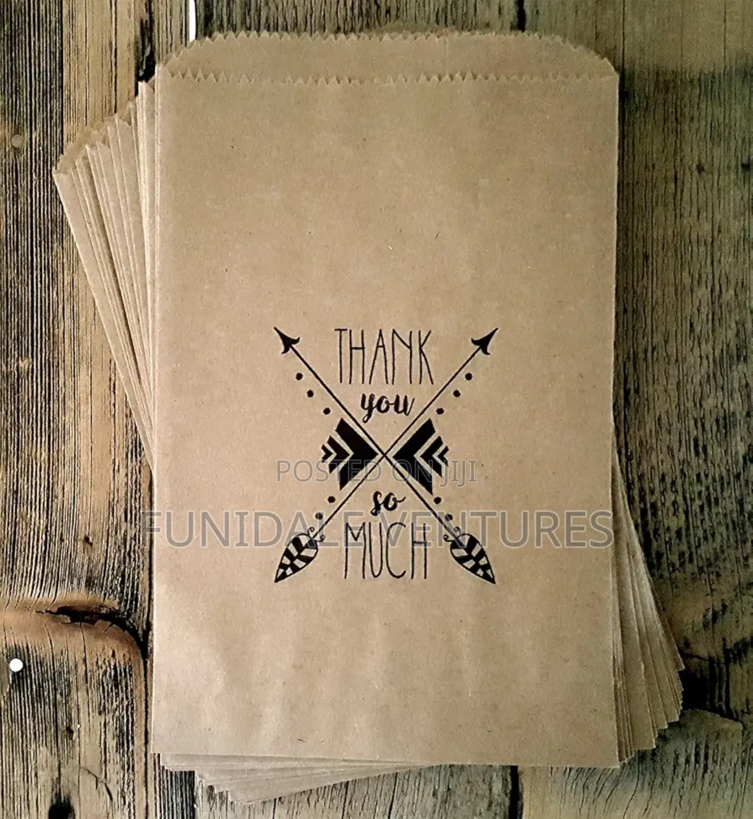 24pcs Kraft Paper Rustic Treat Favor or Gift Bags