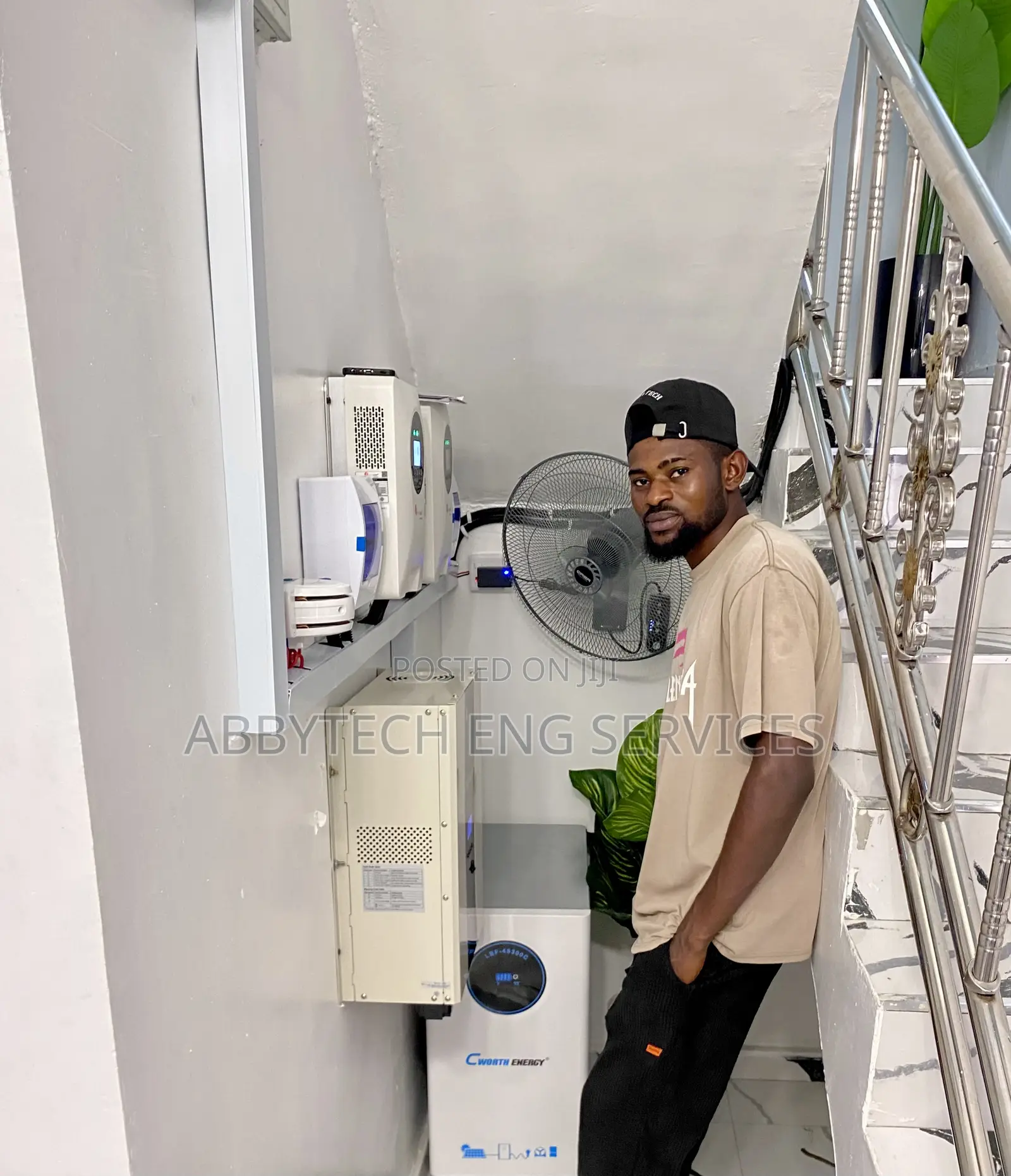 7.5kva-48 Inverter || 15kwh Battery || 18 Units of 620w Jinko Panels