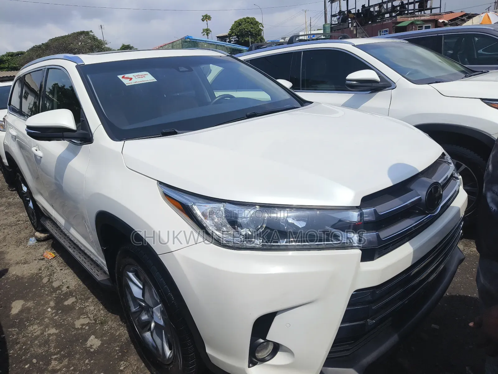 Toyota Highlander Limited Platinum 4x2 V6 (3.5L 6cyl 8A) 2018 White