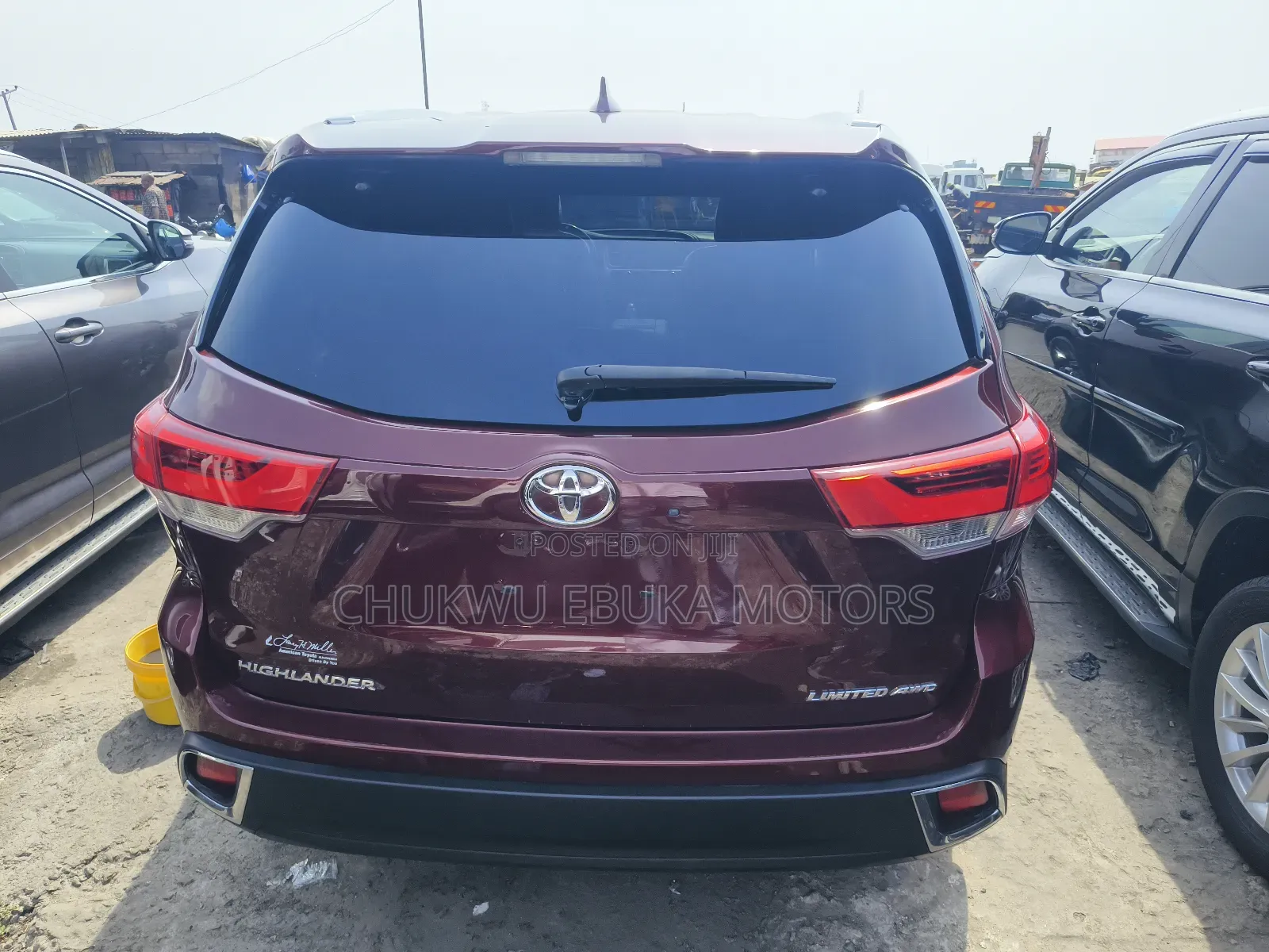 Toyota Highlander Limited Platinum 4x4 V6 (3.5L 6cyl 8A) 2018 Red