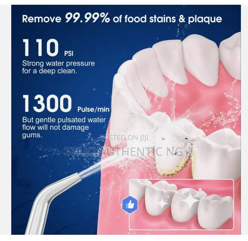 H2ofloss Water Dental Flosser Portable Dental Oral Irrigator - 300ml