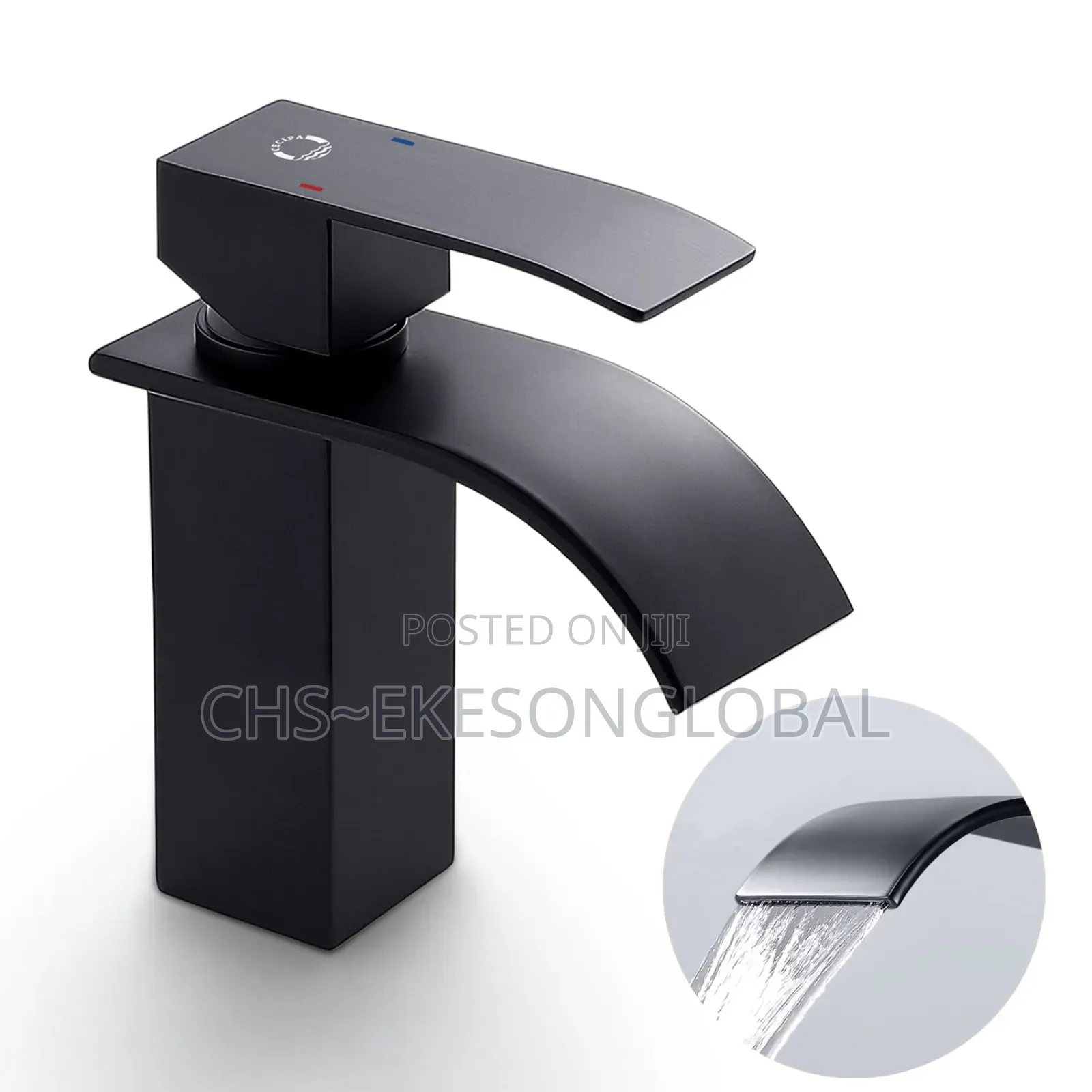 Waterfall Flat Spout Mixer Tap